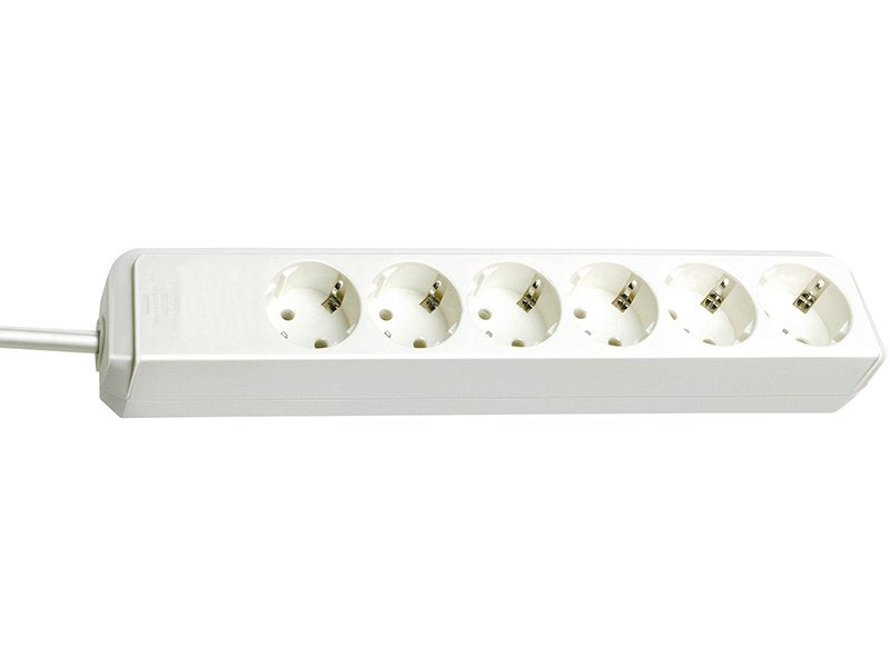 Brennenstuhl Eco-Line Regleta De 6 Contactos Blanca, 1,5 Metros 1159420015