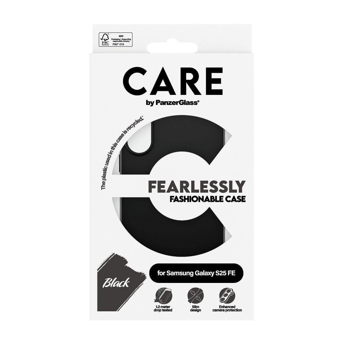 EAN 5715685031625 - PanzerGlass CARE™ by ® TPU Case Black Samsung Galaxy S25 FE 5G funda para teléfono móvil Negro imagen 3