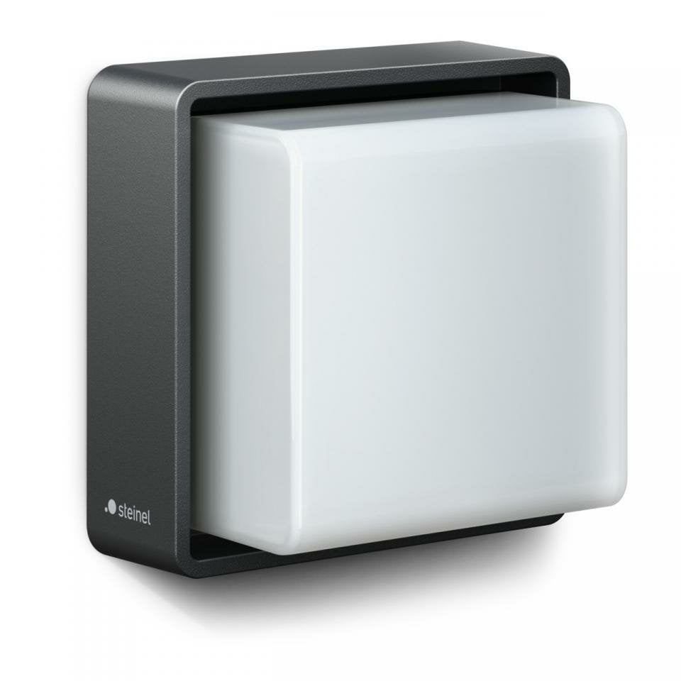 Aplique De Exterior Con Sensor L845 Led Ihf 9w Plata