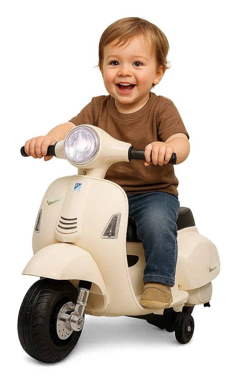 Jamara Ride-On Vespa Mini Blanco Li-Power 8.4