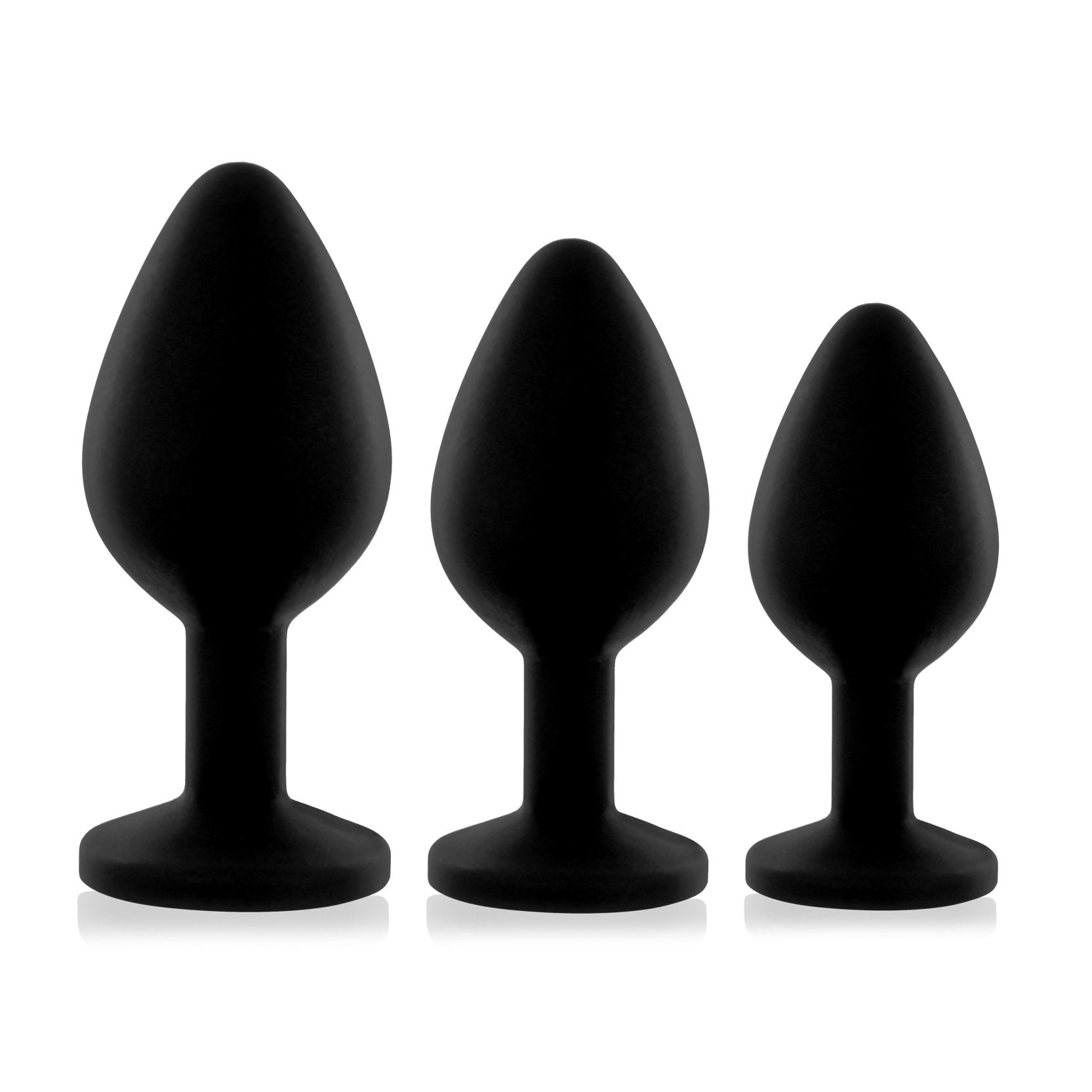 Rs - Soiree Set De 3 Plug Anales Negros