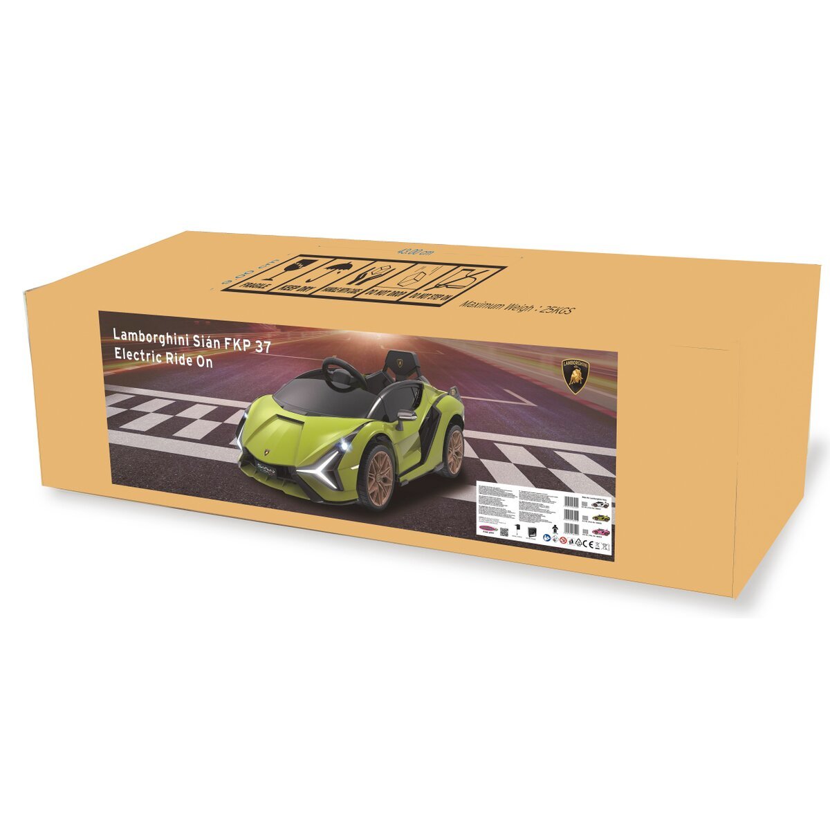 Jamara Ride-On Lamborghini Sian Blanco 37 Mhz 3+
