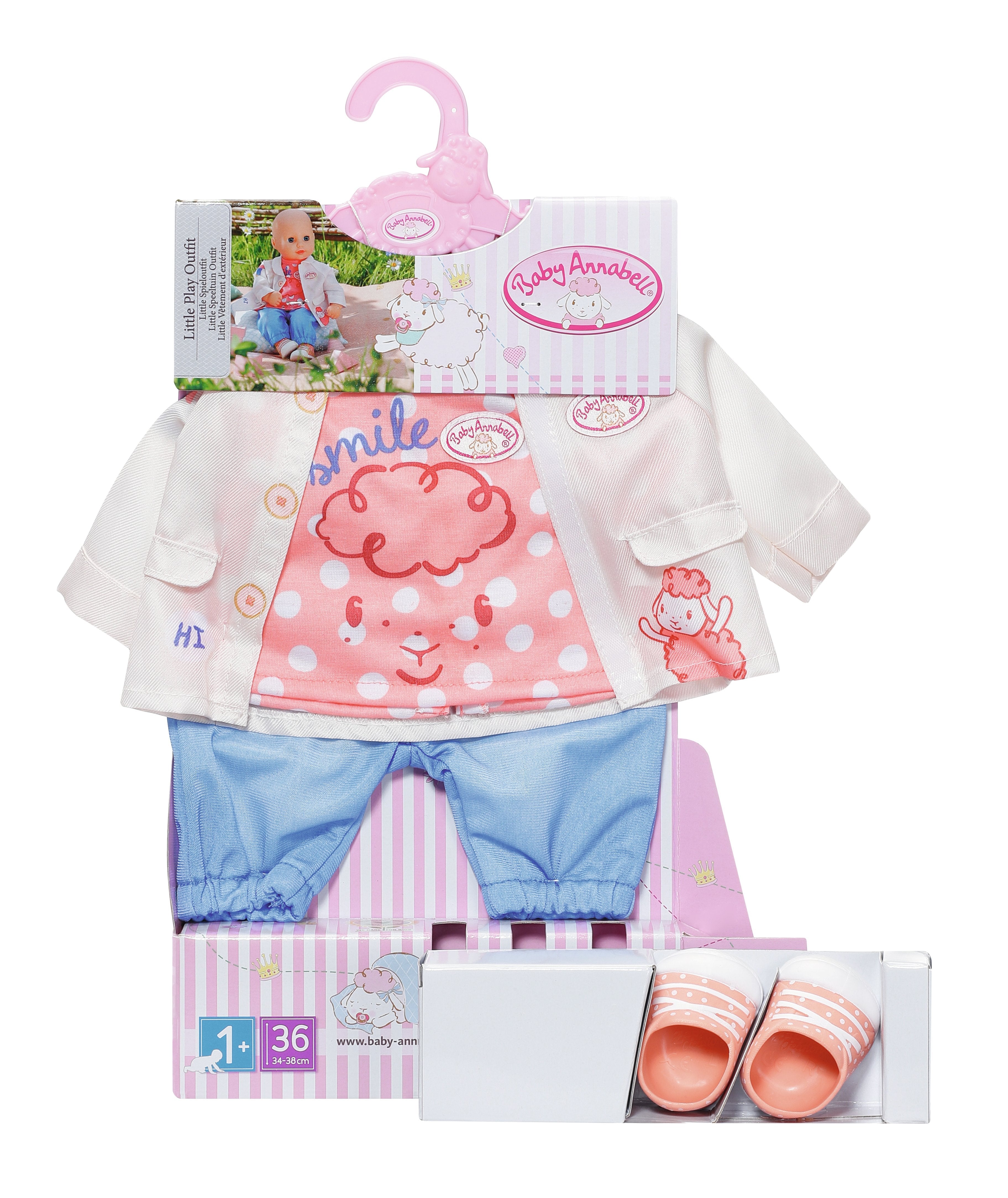 EAN 4001167704127 - Baby Annabell Little Play Outfit Juego de ropita para muñeca imagen 2