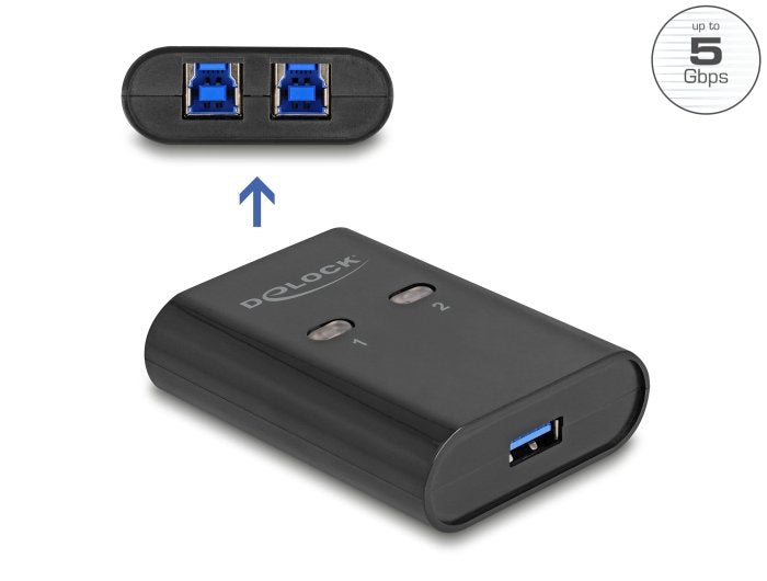 Delock Usb 5 Gbps Switch Para 2 Pc An 1 Gerät