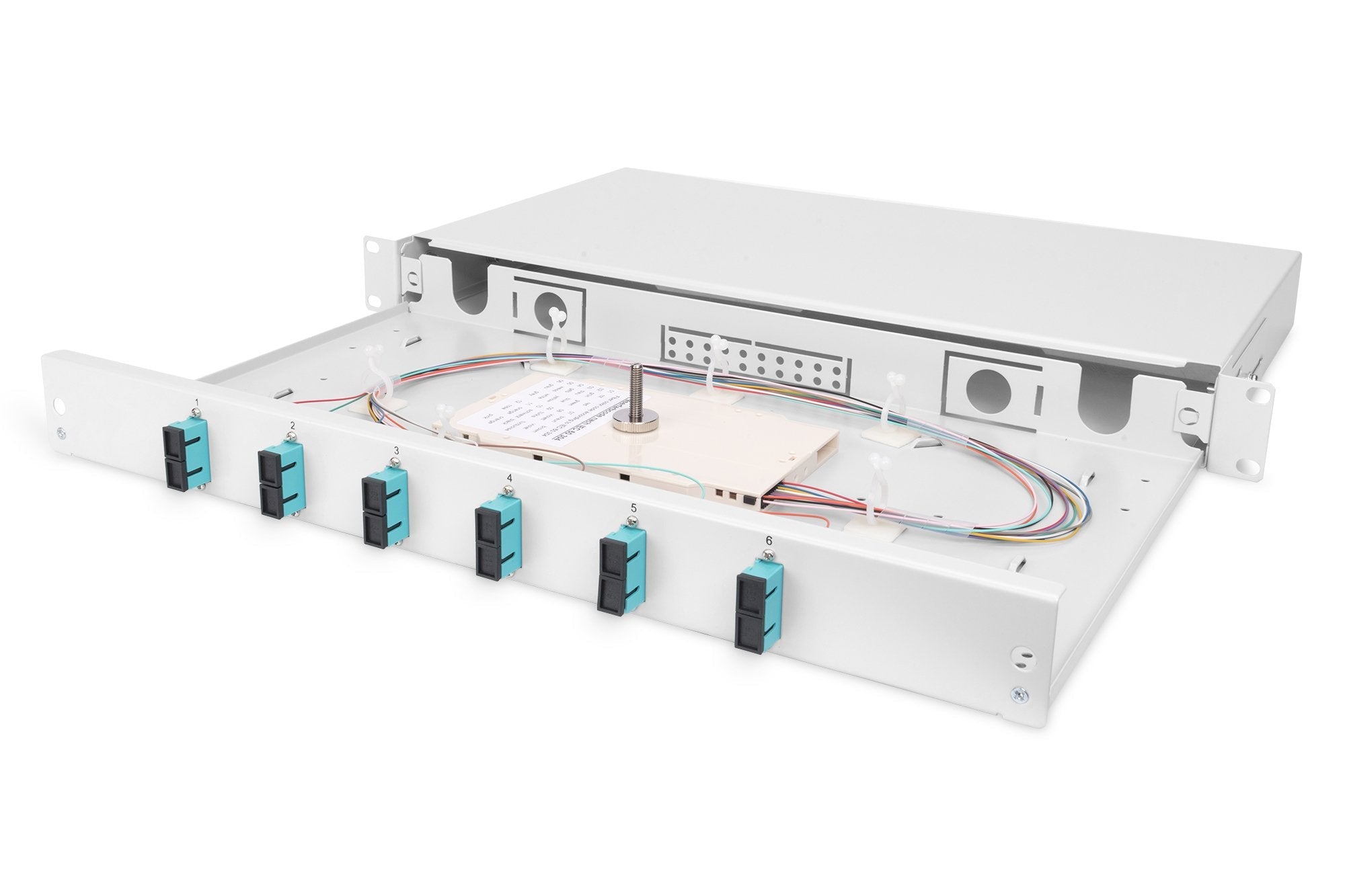 Digitus Caja De Empalme De Fibra De Vidrio, Equipada, Sc, Om3
