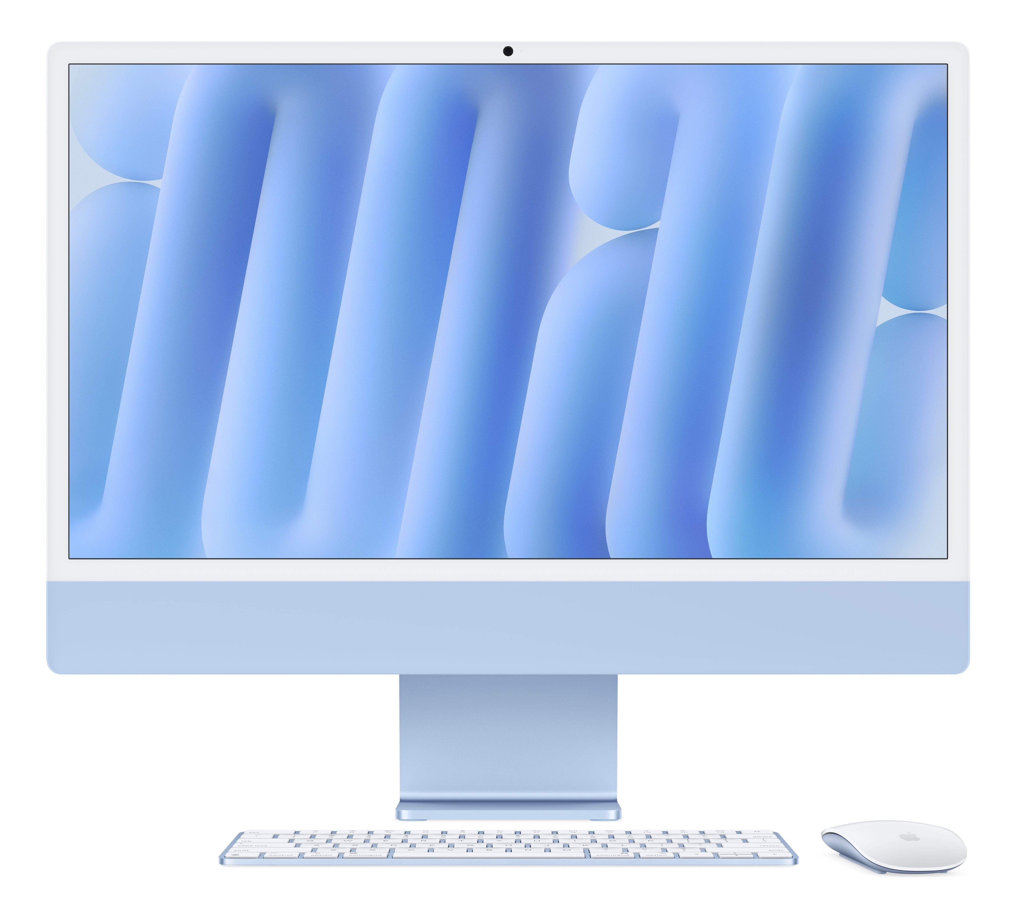 Imac Z1e5 59.62cm 23.5zoll Standardglas M4 8c Cpu 8c Gpu 16c N.E. 16gb 256gb Ssd Gbit Eth Mm Numkey Tid De Blau