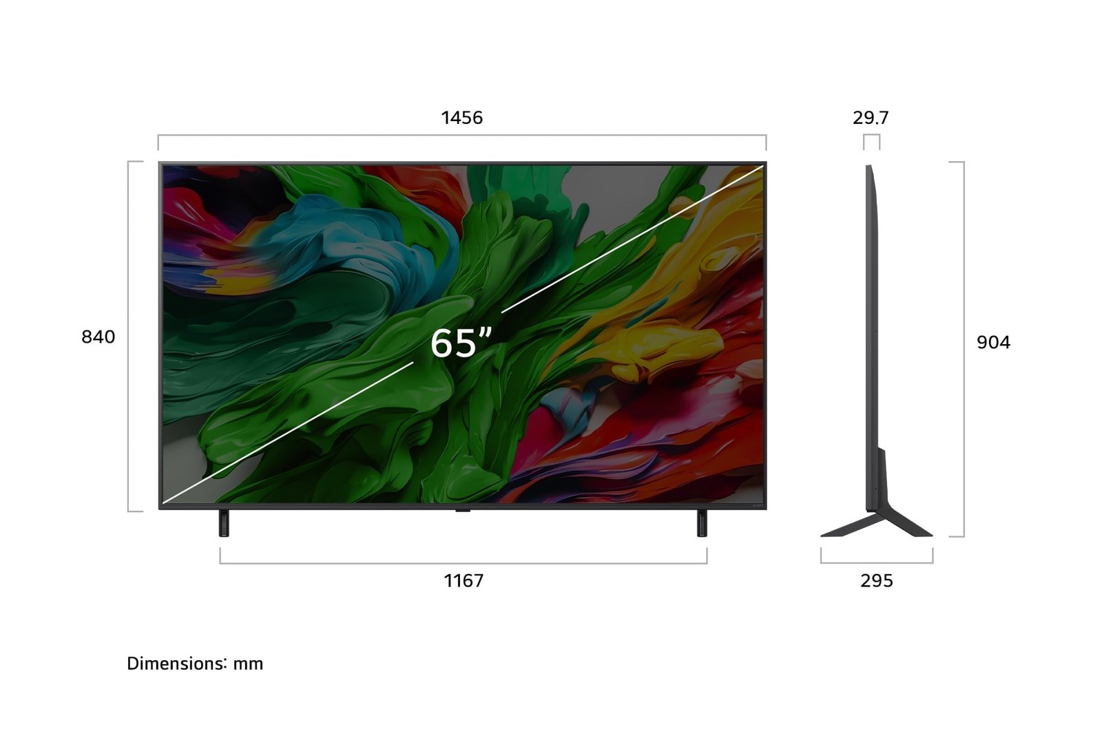 EAN 8806096317921 - LG QNED evo AI 65QNED85A6C 165,1 cm (65") 4K Ultra HD Smart TV Wifi Negro imagen 5