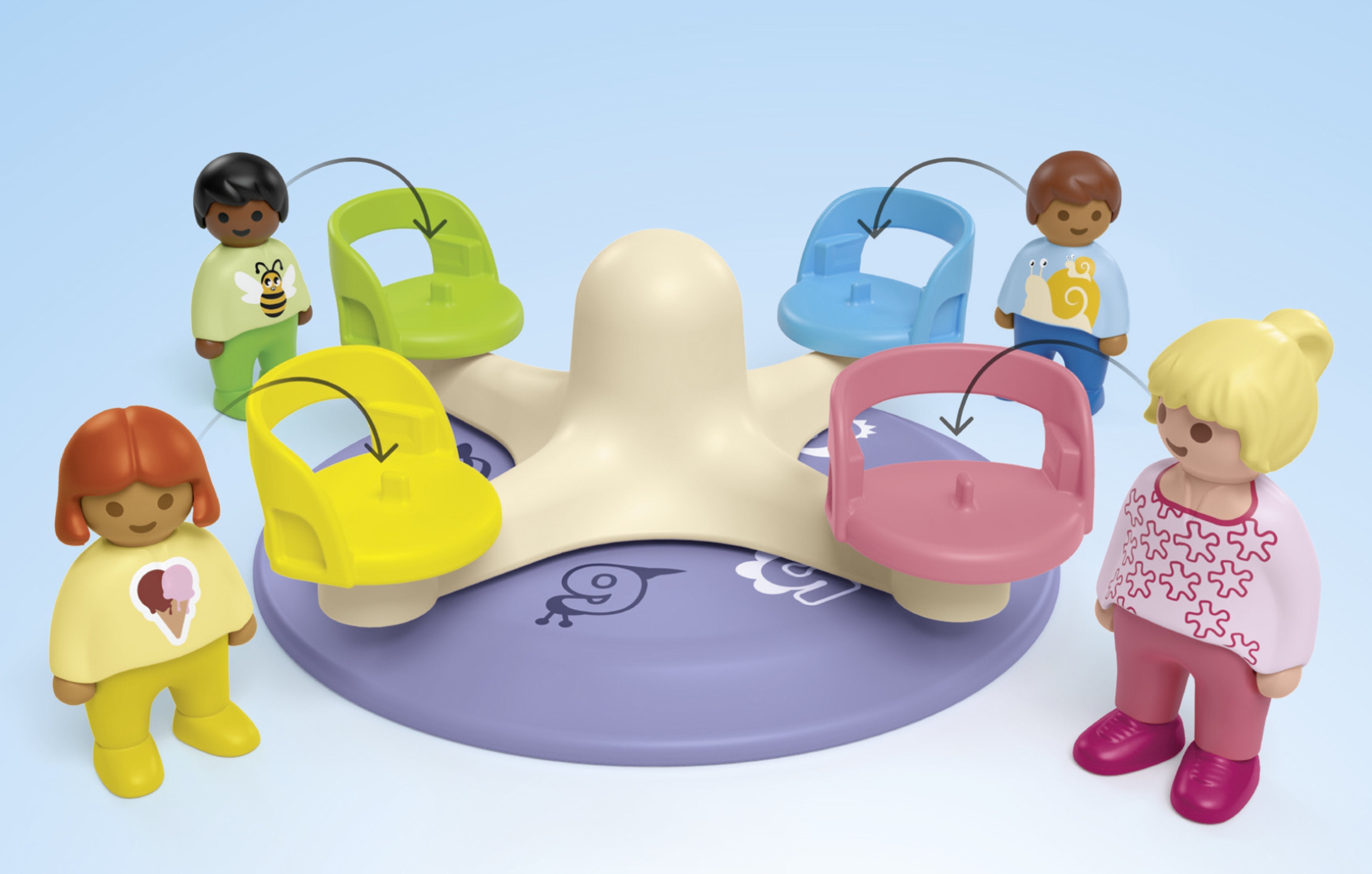 Playmobil Junior Carrusel Con Figuras