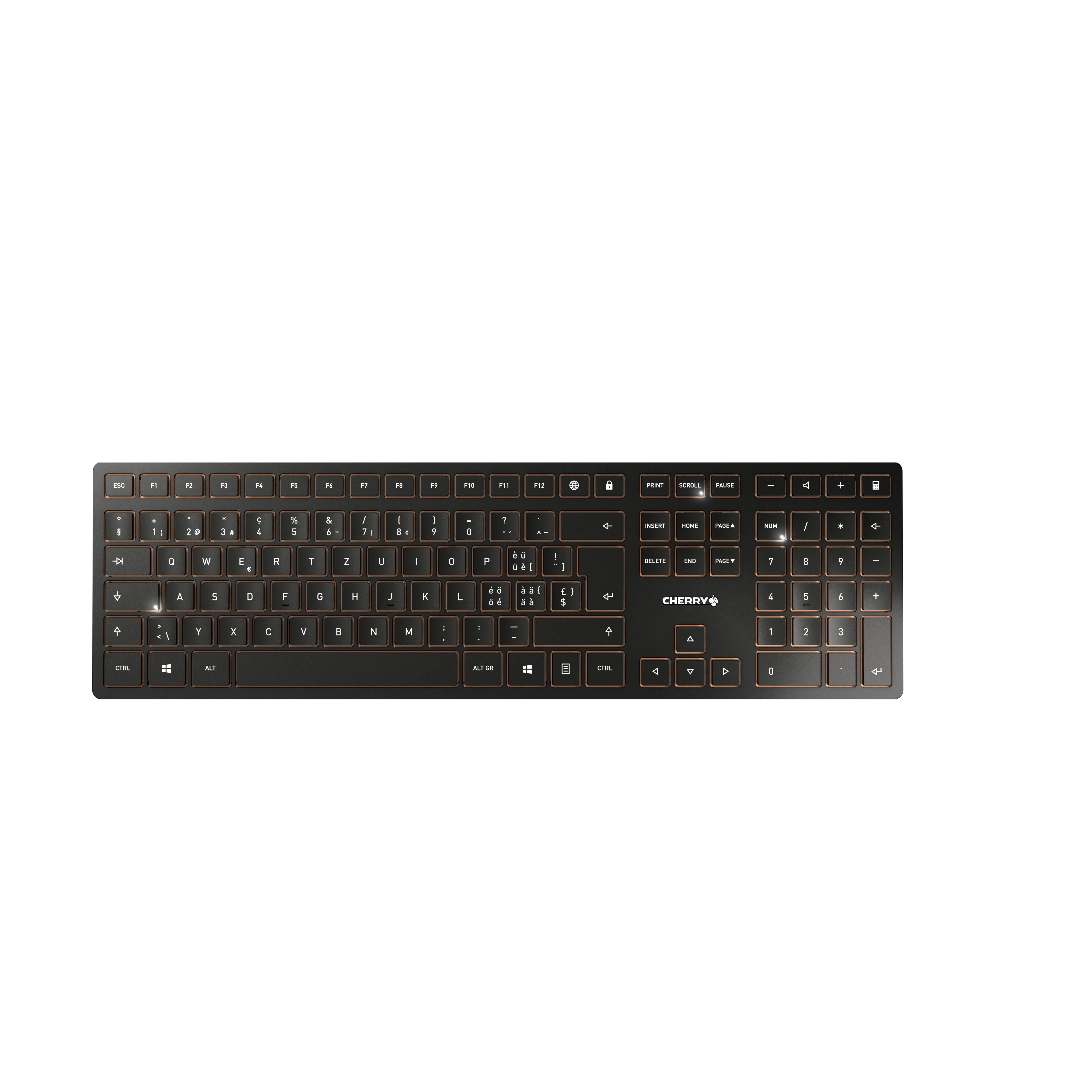 EAN 4025112095290 - CHERRY DW 9100 SLIM teclado Ratón incluido Universal RF Wireless + Bluetooth QWERTZ Suizo Negro imagen 3