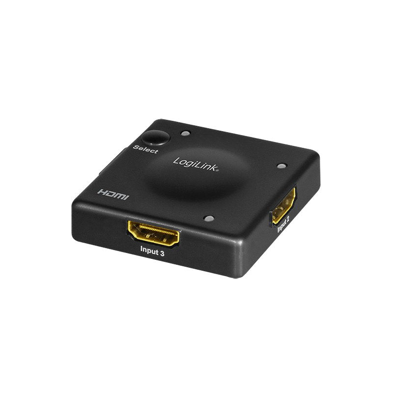 Switch Logilink Hd0041 Hdmi 3x1 Puertos, 1080p / 60hz, Mini, Hdcp, Cec