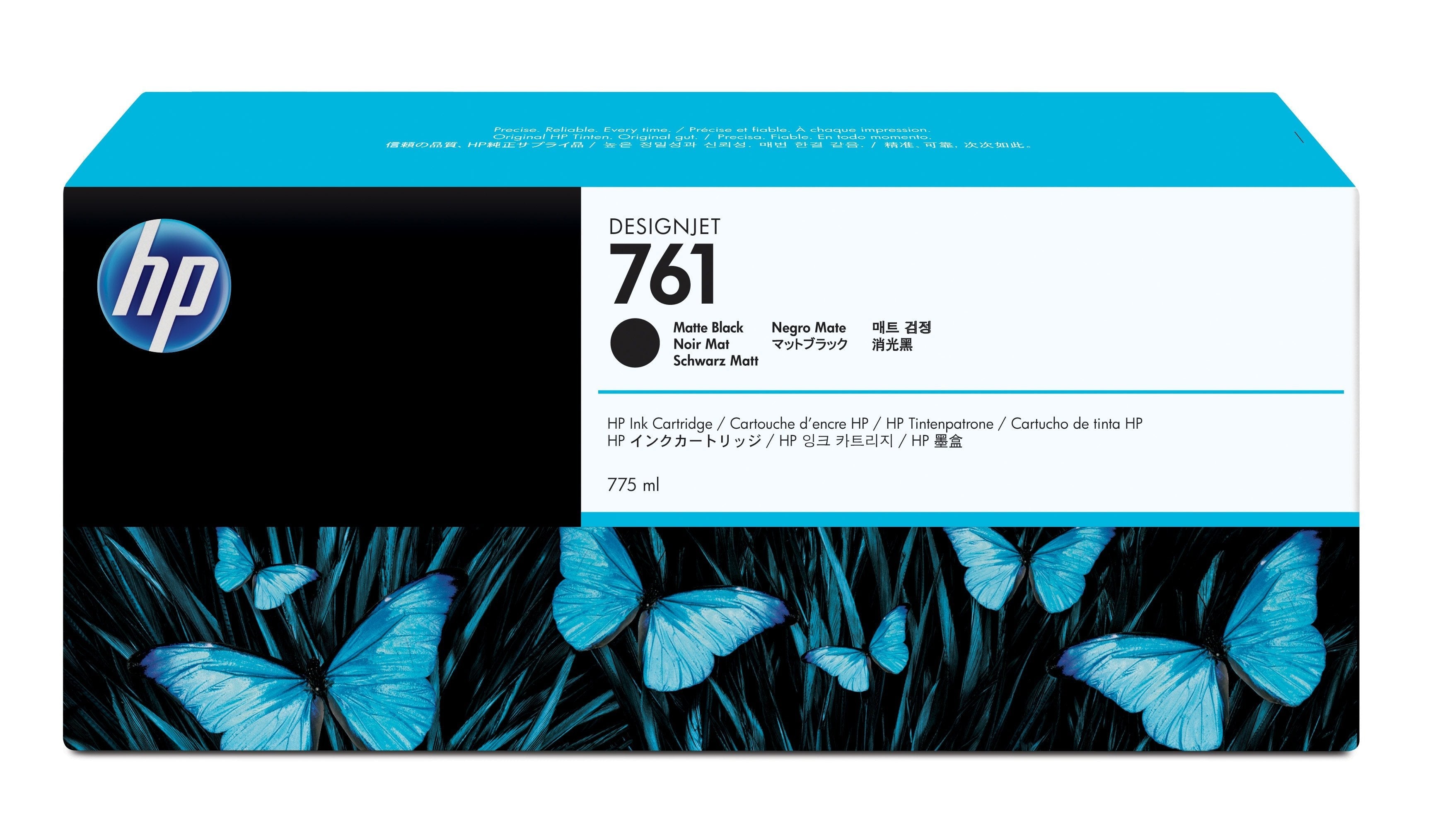 EAN 0778888686431 - HP 761 775-ml Matte Black DesignJet Ink Cartridge cartucho de tinta 1 pieza(s) Original Alto rendimiento  imagen 1