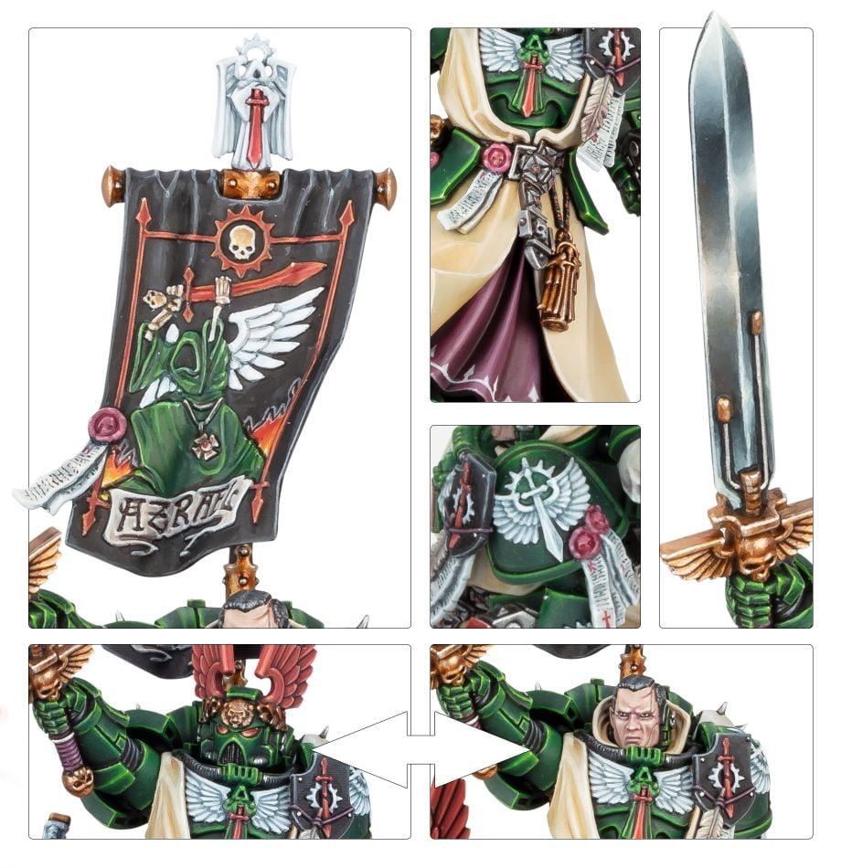Warhammer 40k - Dark Angels Azrael Grand Matre Supreme