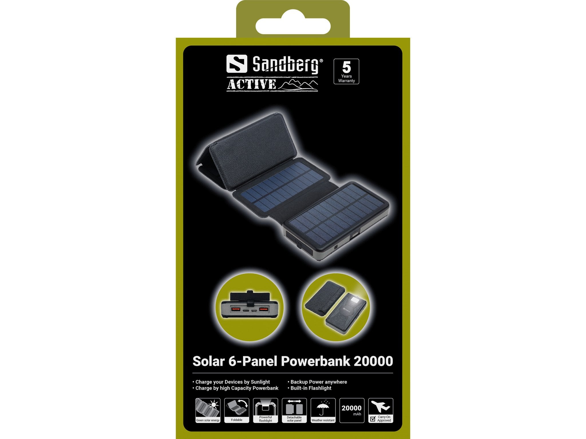 EAN 5705730420733 - Sandberg 420-73 batería externa Polímero de litio 20000 mAh Negro imagen 6