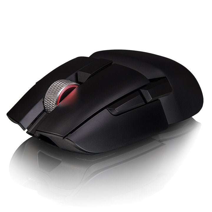 Ratón Thermaltake Argent M5 Ambidextro Rf Wireless + Bluetooth + Usb Type-A Óptico 16000 Dpi, Ratones Para Gaming Negro, Ambidextro, Óptico, Rf Wireless + Bluetooth + Usb Type-A, 16000 Dpi, Negro