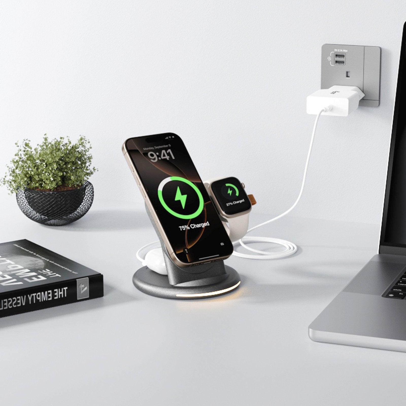 Equip Cargador 1port Usb-C Pd3.0 Gan Slim 20w Blanco