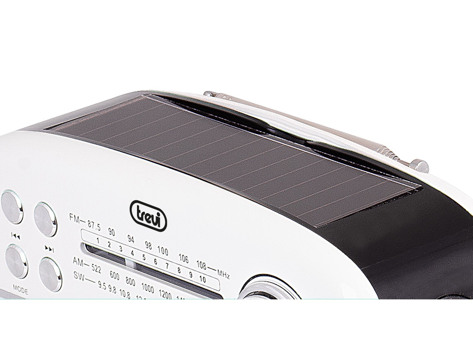 Radio Trevi Ra 7f50 Bt Portable Carga Solar+Aw+Sd Tif. White