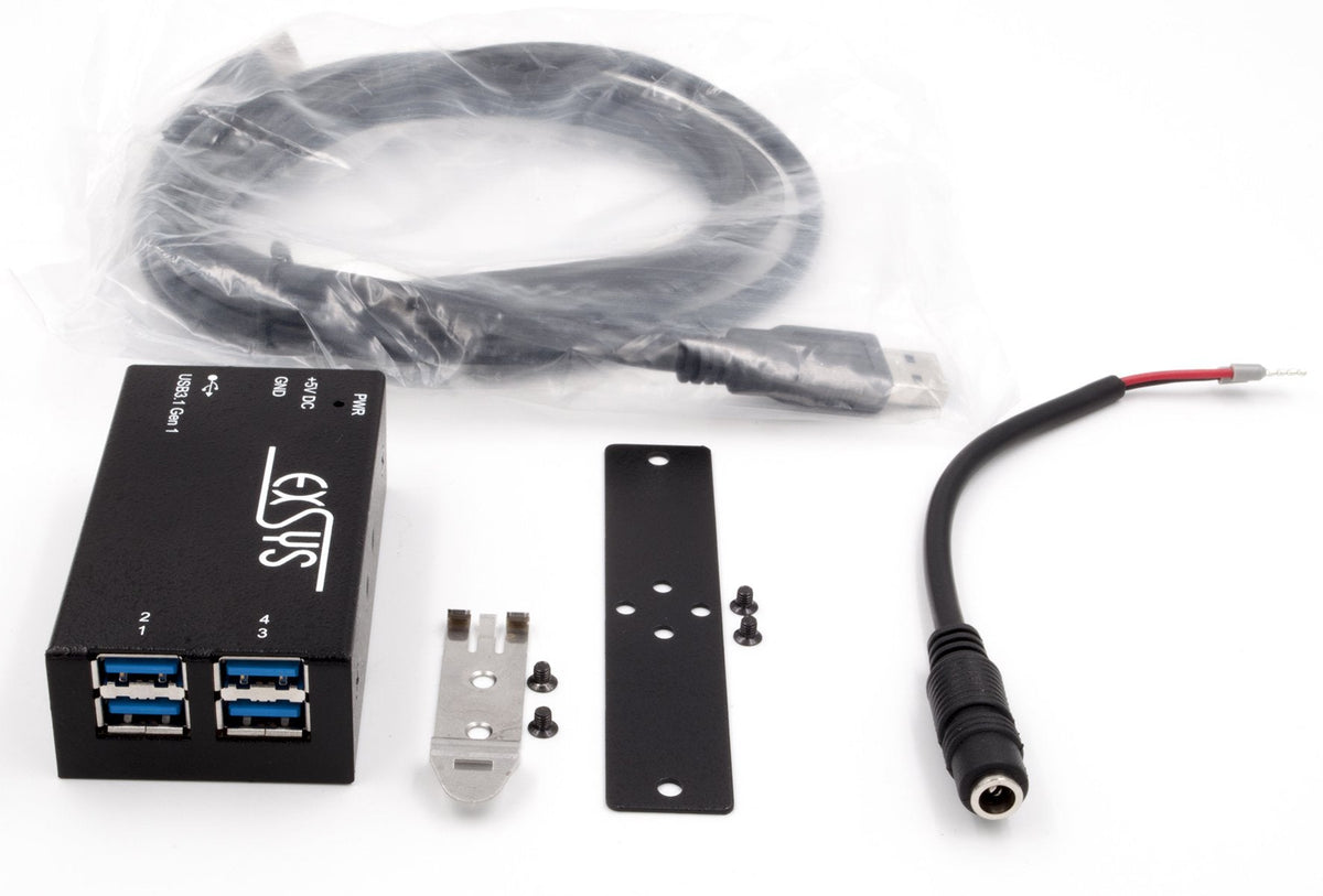 Usb 3.2 Gen1 Hub4-Port Extern Kleinster Hub 8x2 5x4cm Inkl.Cable