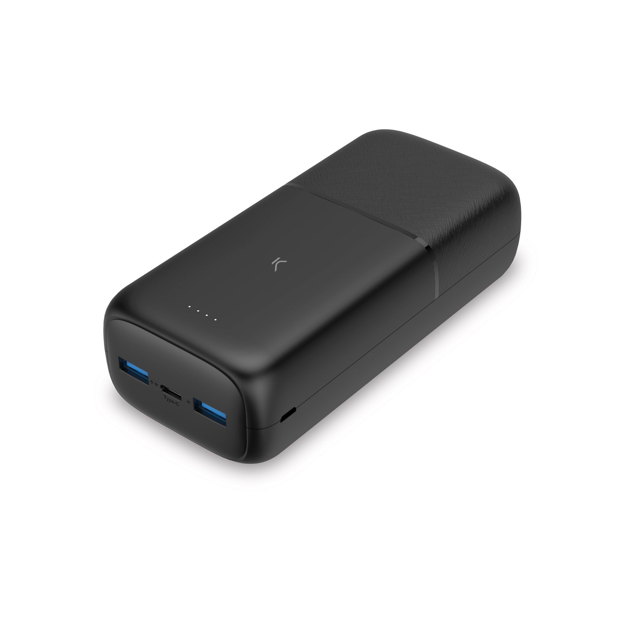 Ksix Supra Bateria Externa/Power Bank 30000mah 20w Pd - Carga Simultanea - 2x Usb-A, 1x Usb-C
