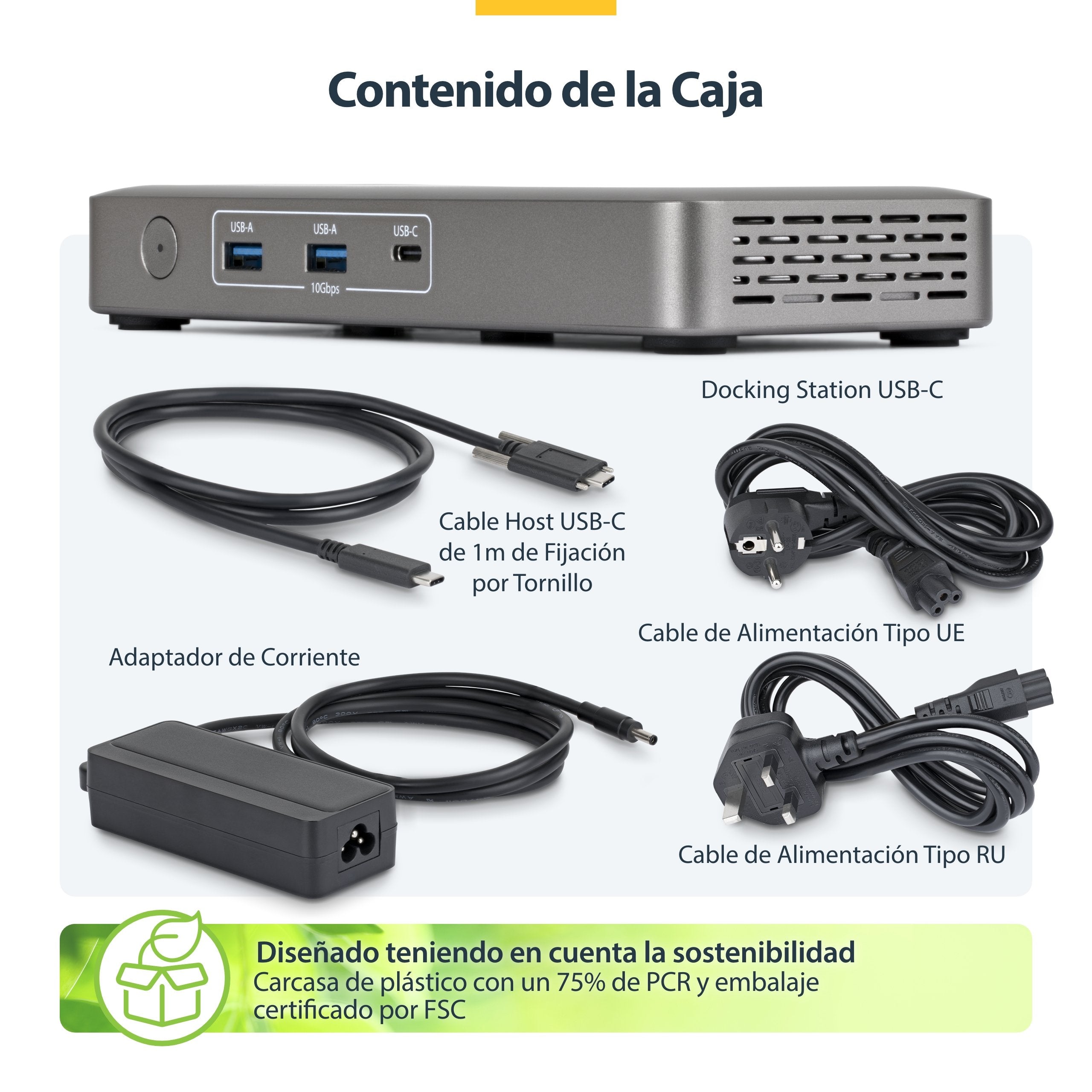 EAN 0065030921930 - StarTech.com 208UE-USB4-DOCK base para portátil y replicador de puertos Alámbrico Gris imagen 10