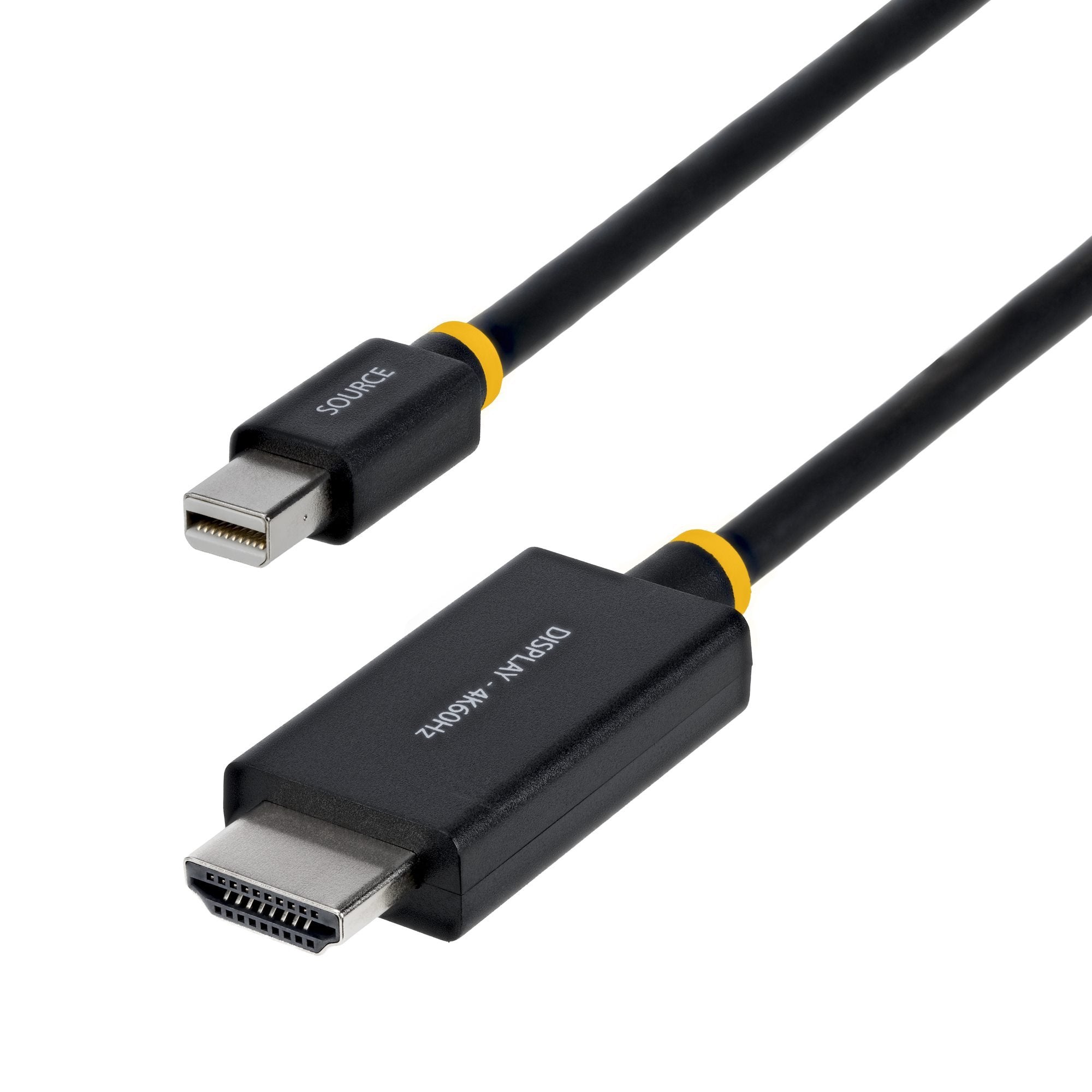 Startech.Com Cable Adaptador Mini Displayport Macho A Hdmi Macho 2 M Negro Activo Admite 4k60hz