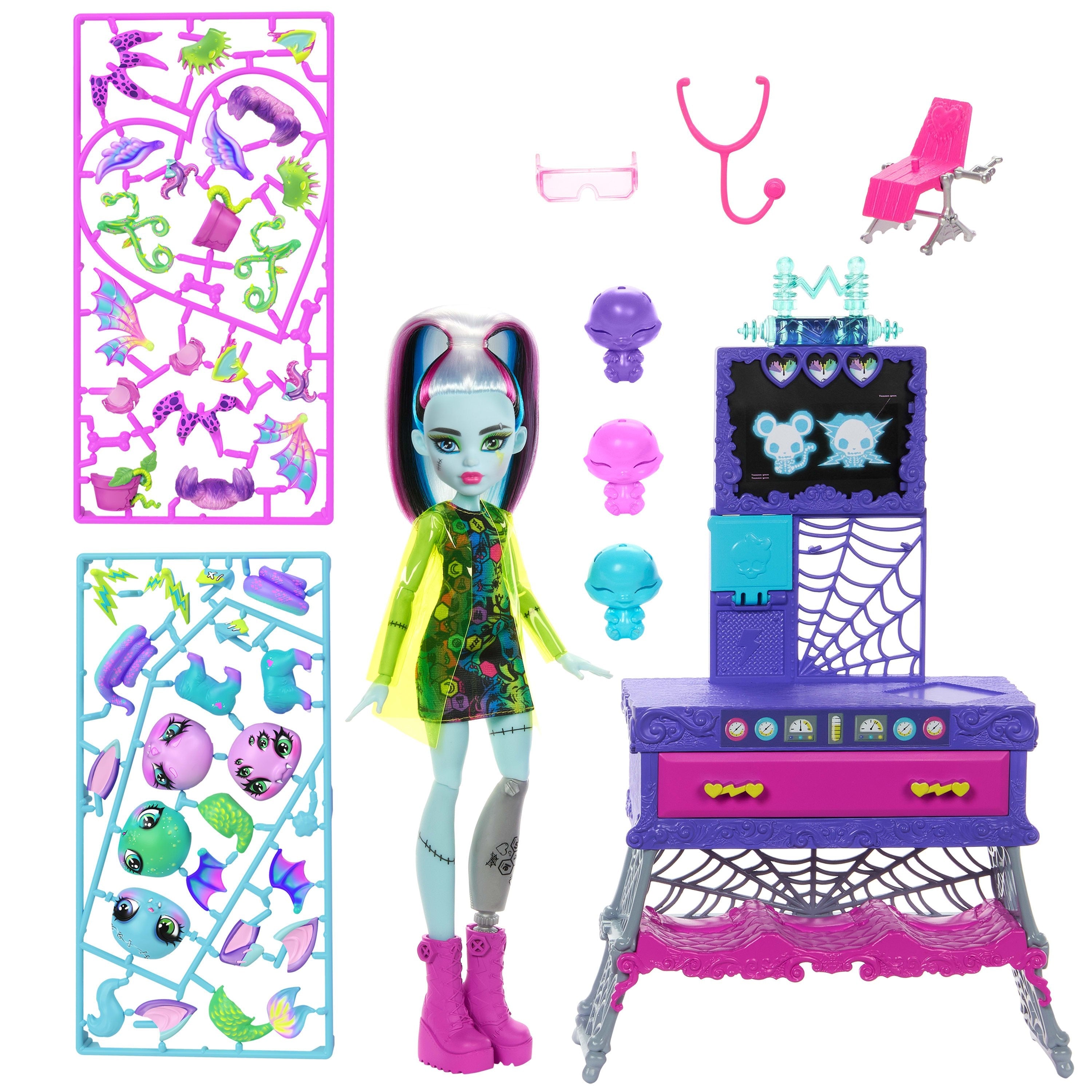 Muñeca Frankie Stein + Laboratorio Monster High