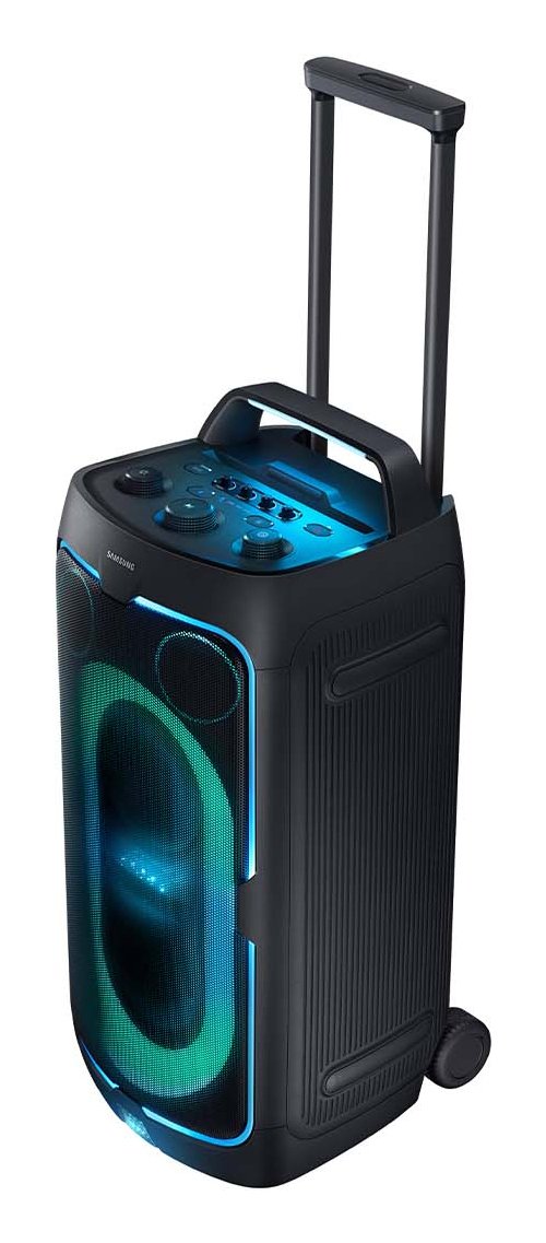 Altavoz De Gran Potencia Samsung Mx St50f Zf 240w Con Batería Autonomía 18h Portátil Para Fiestas Asa De Transporte Y Ruedas Bluetooth