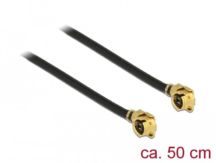 Delock 89611 Antena Cable I-Pex Inc., Mhf® I Macho A I-Pex Inc., Mhf® I Macho 1,13 50 Cm