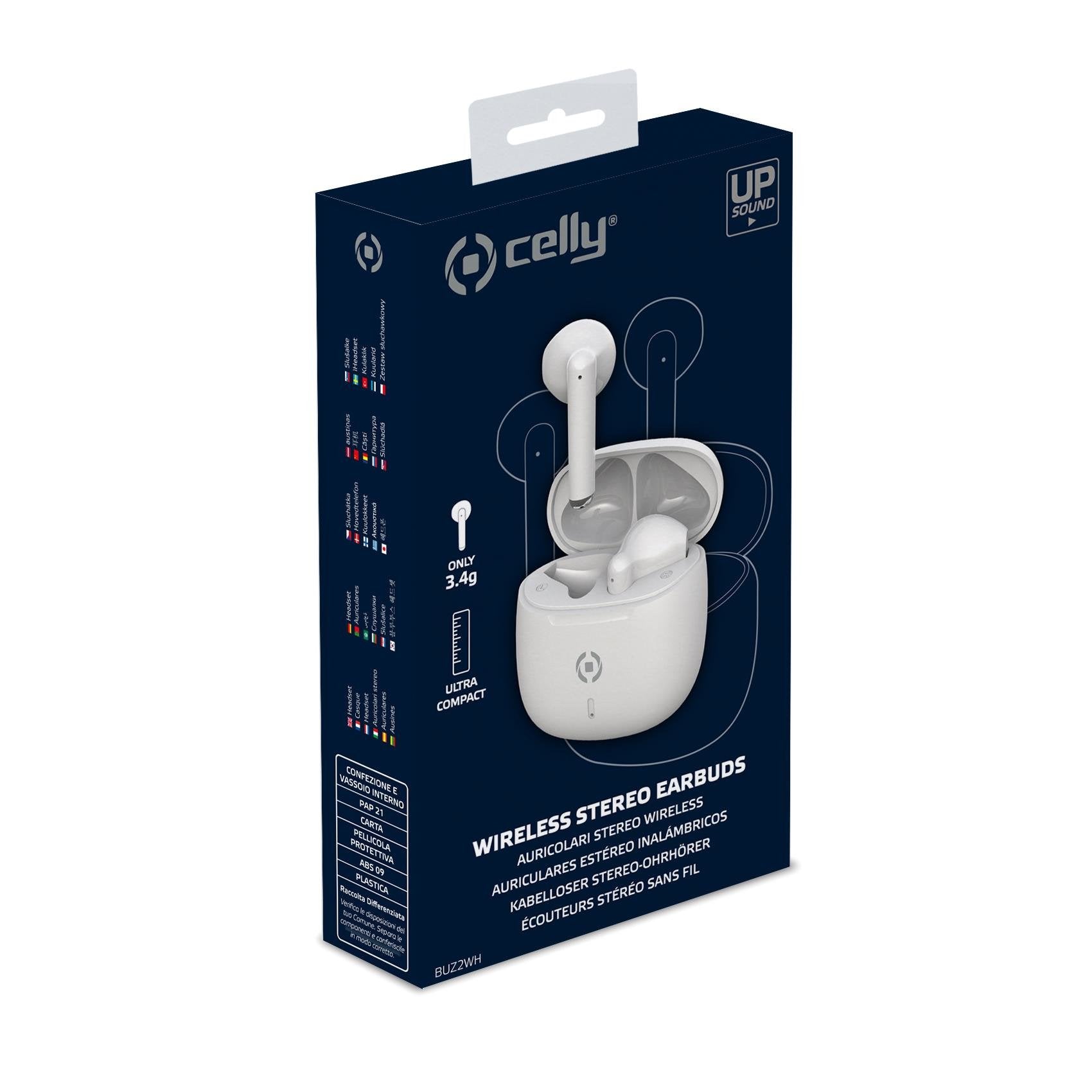 EAN 8021735200628 - Celly BUZ2 Auriculares True Wireless Stereo (TWS) Dentro de oído Llamadas/Música USB Tipo C Bluetooth Bla imagen 3