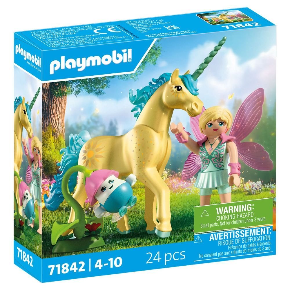 Zestaw Z Figurkami Princess Magic 71842 Jednorozec Do Kolekcjonowania Sunshine Blossom Z Wrózka