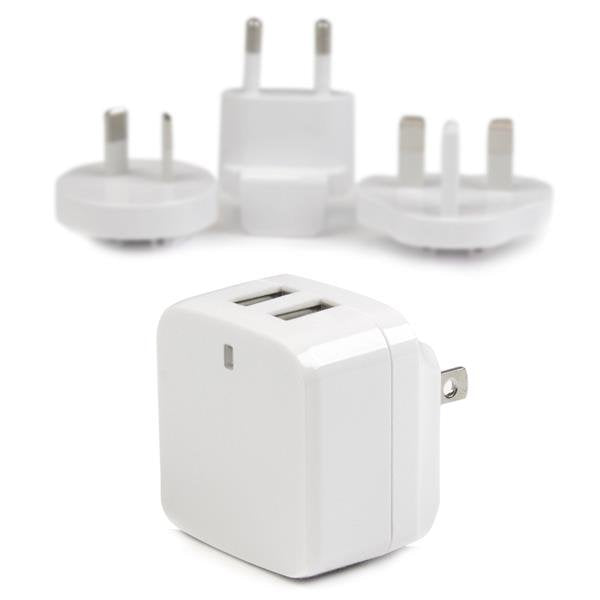 Startech Cargador Pared Usb 2 Puertos Tablets Smar