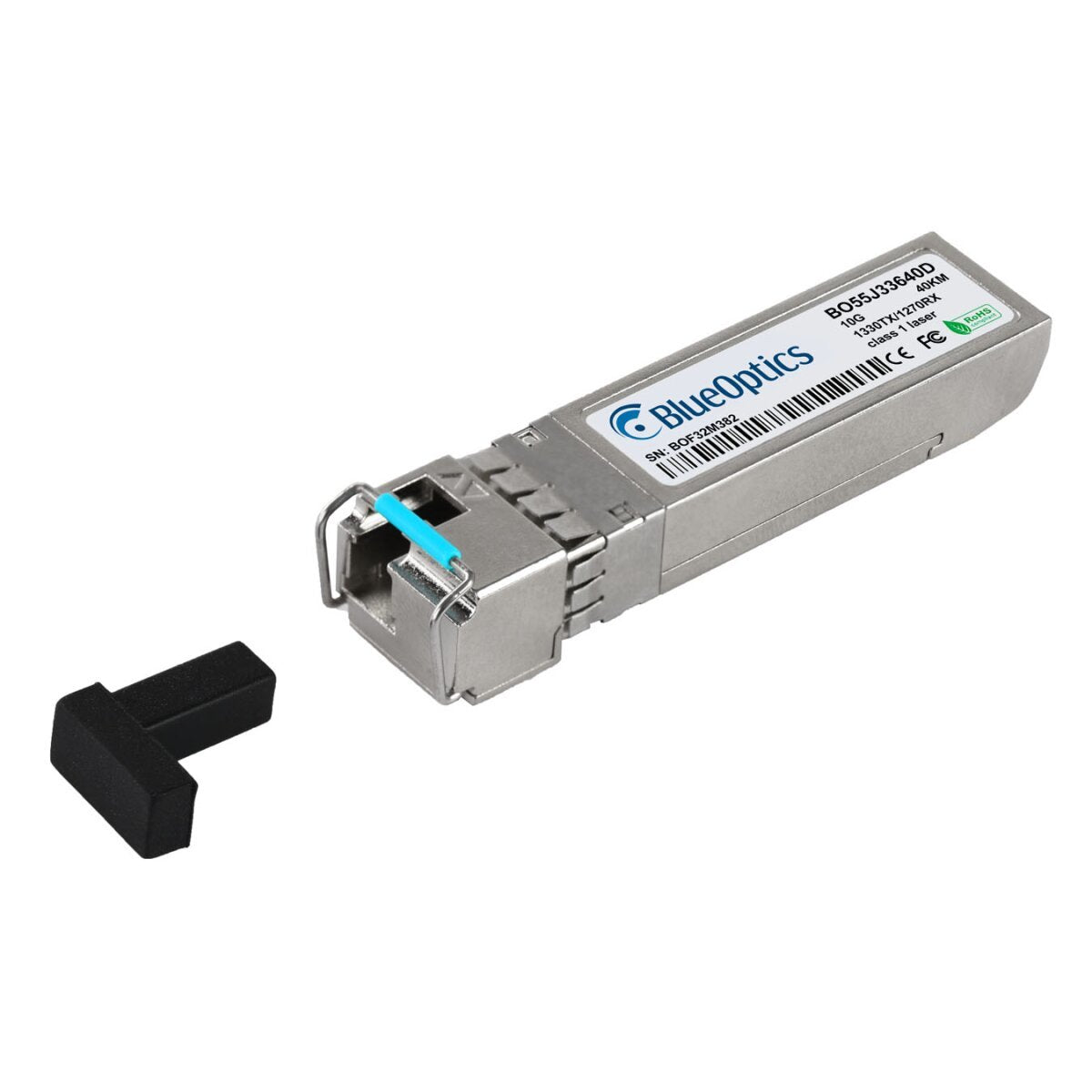 Blueoptics Bo55j33640d Bidi Sfp+ Transceiver 10gbase-Bx-D 40km