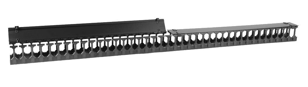 Cable Management Panel  Vertical 42u Black For 19"
