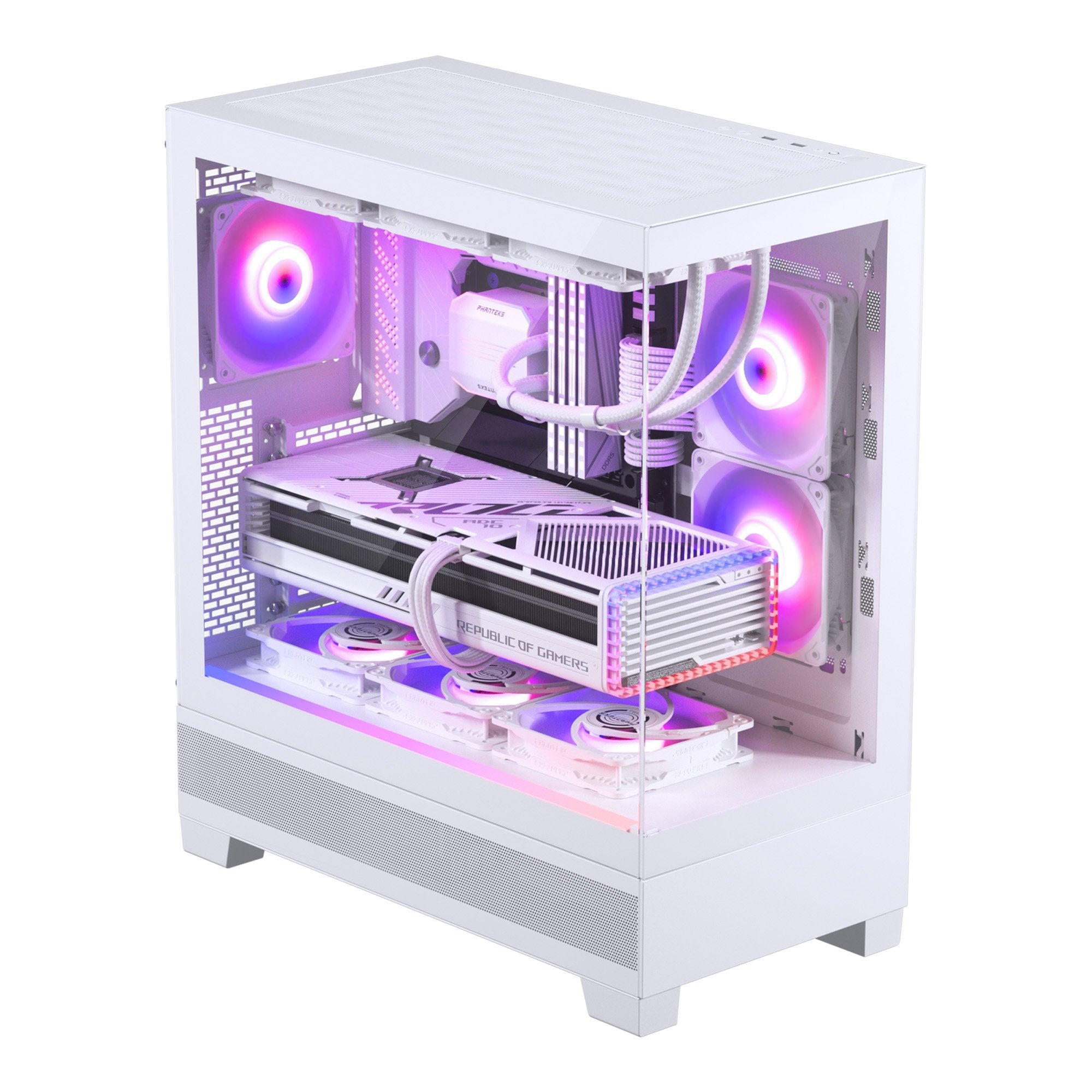 Caja Pc Phanteks Xt View Temperojo Glass Windows, D-Rgb - Blanco