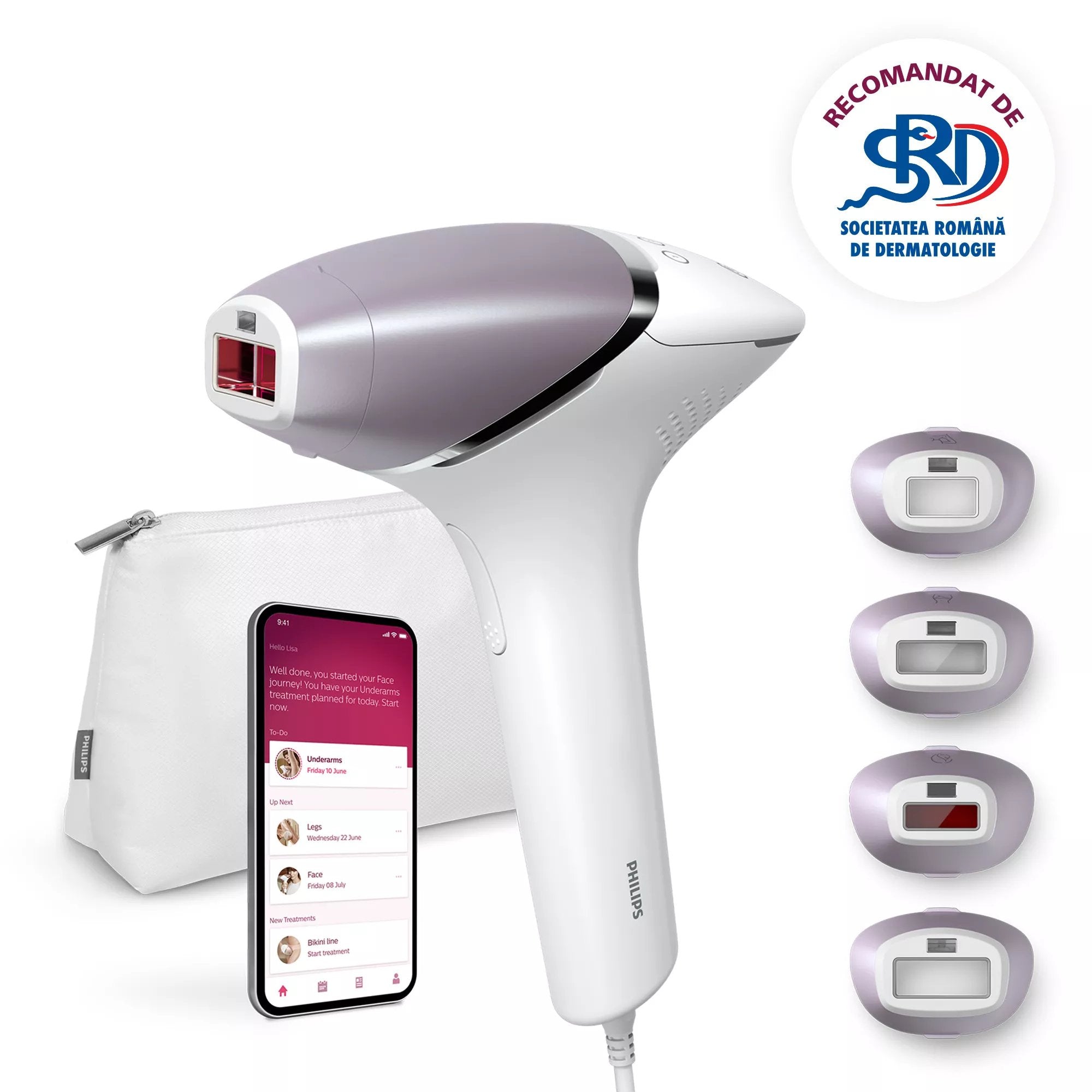 EAN 8720689016605 - Philips Lumea Prestige BRI947/00 depiladora de luz pulsada Luz pulsada intensa (IPL) Oro, Blanco imagen 1