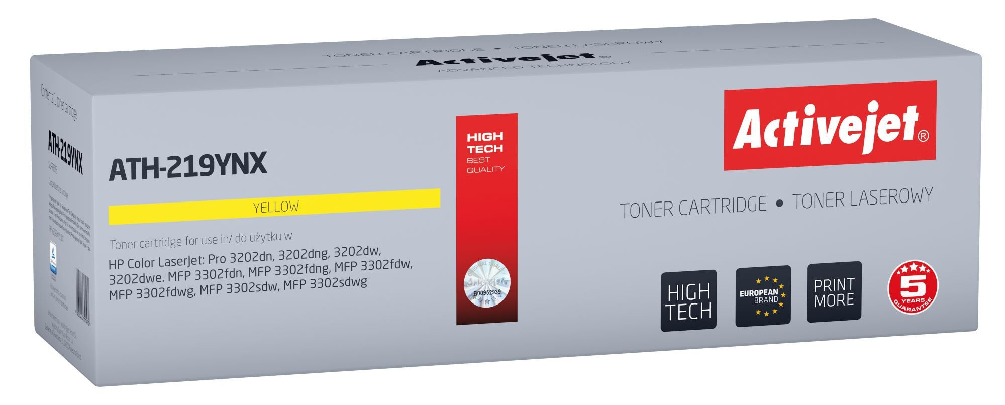 Tóner Activejet Atl-66nx (Reemplazo Para Lexmark 66s2h00/ 66s0ha0, Supreme, 28400 Páginas, Negro)