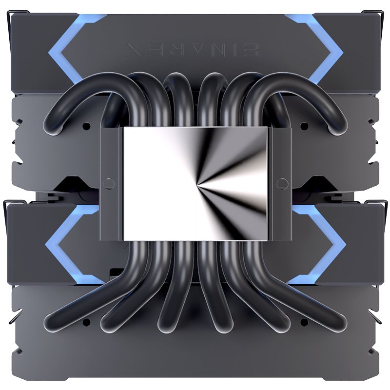 EAN 6977277369595 - Einarex EXAC-GL-300-R-B sistema de refrigeración para ordenador Procesador Refrigerador de aire 12 cm Neg imagen 13