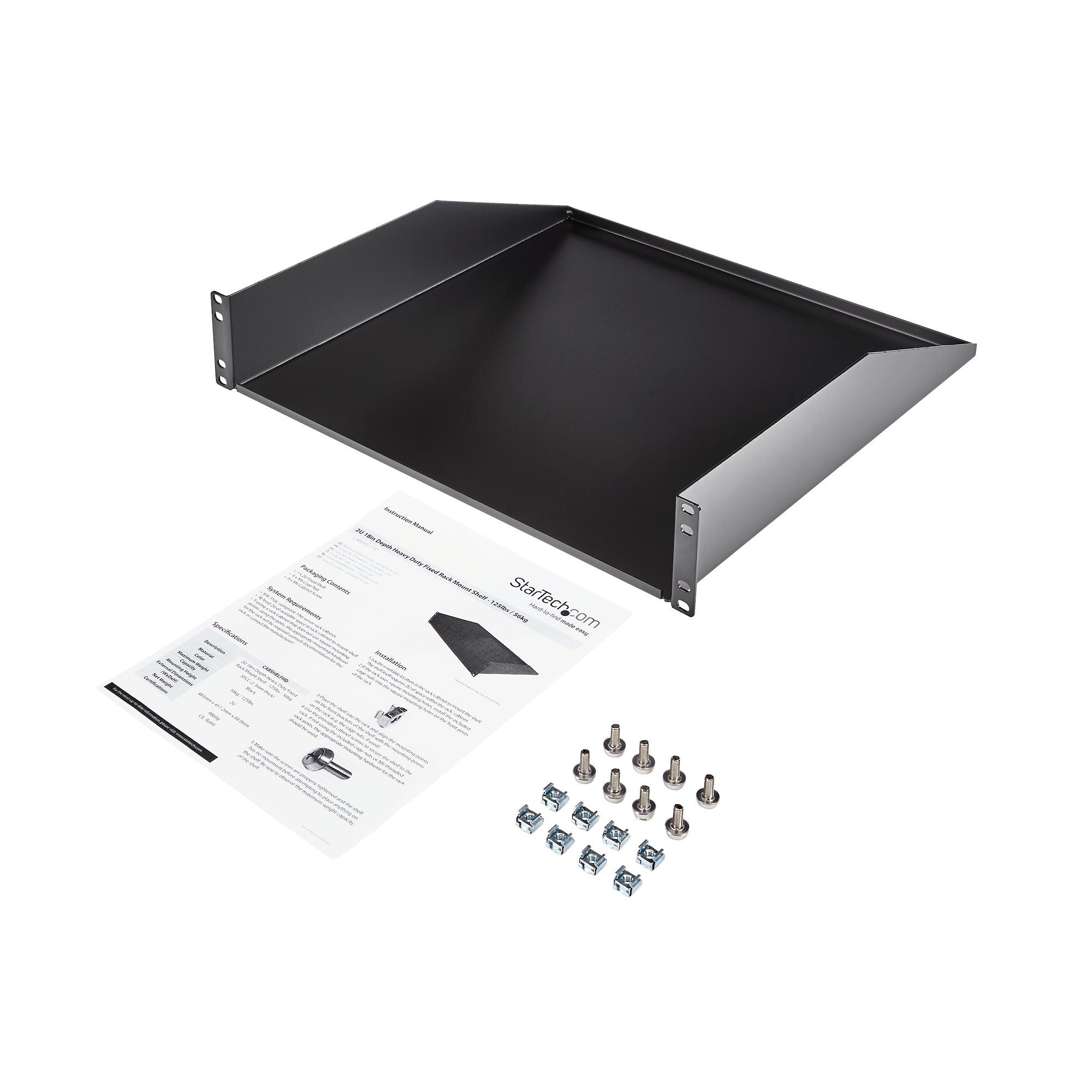 Startech Estante Bandeja Cantilever Armario Rack S