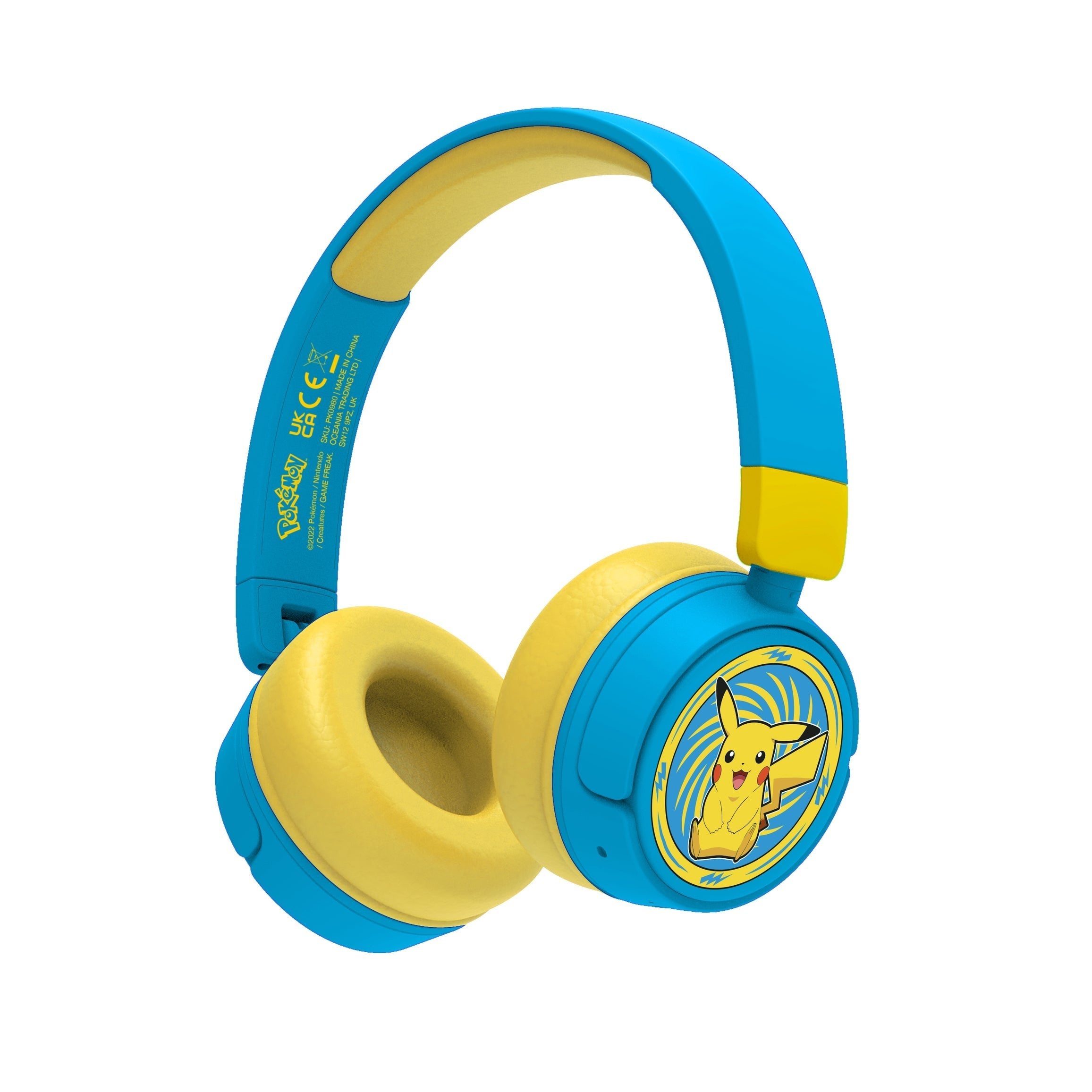 Auriculares Inalambricos Infantiles Pikachu Pokemon