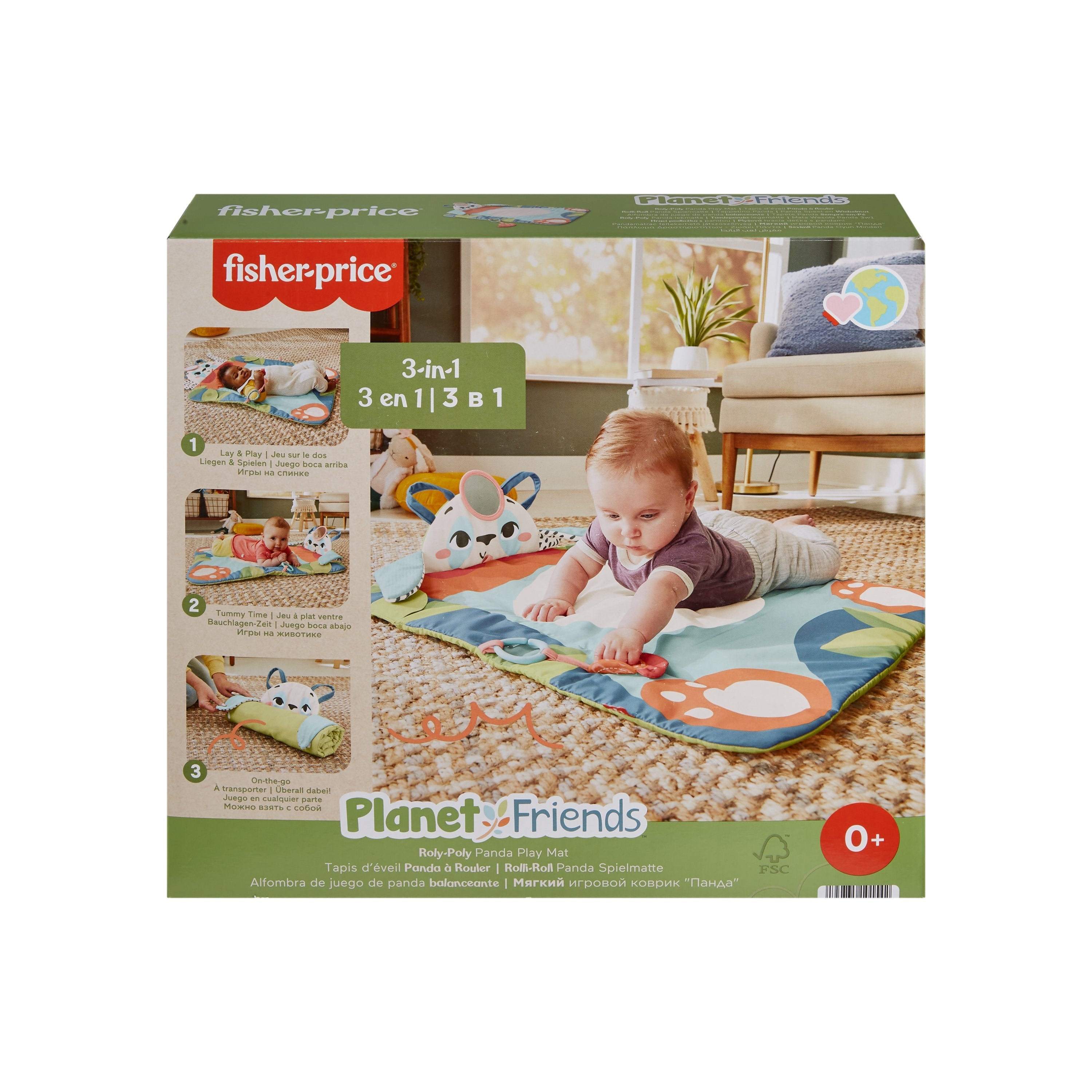 EAN 0194735101542 - Fisher-Price HKD65 gimnasio para bebé y tapete de juego Tela, Plástico Multicolor Manta de juegos para be imagen 6