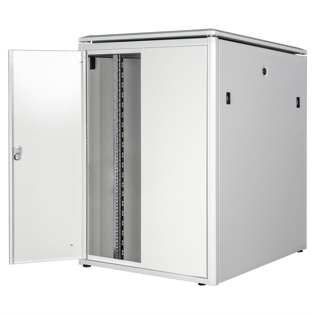 Roline 19-Zoll Netzwerkschrank Pro 22 He, 800x800 Bxt Glastr Grau