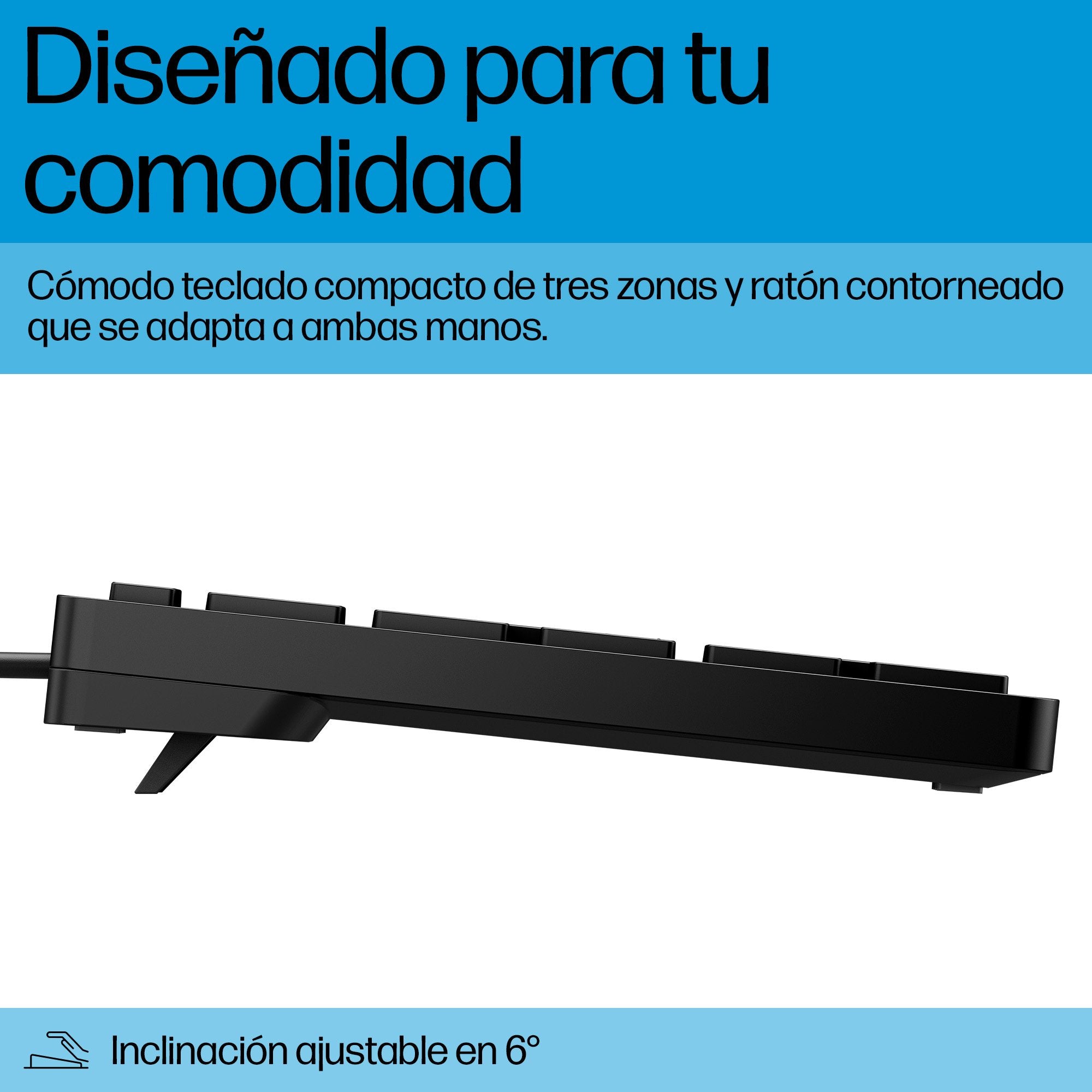 EAN 0198122956760 - HP Wired Desktop 320MK Mouse and Keyboard teclado Ratón incluido USB Negro imagen 7