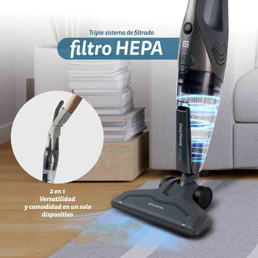 EAN 8426156018355 - Grunkel ASP-EASY aspiradora de pie y escoba eléctrica Aspiradora escoba Corriente alterna Secar HEPA Sin  imagen 3