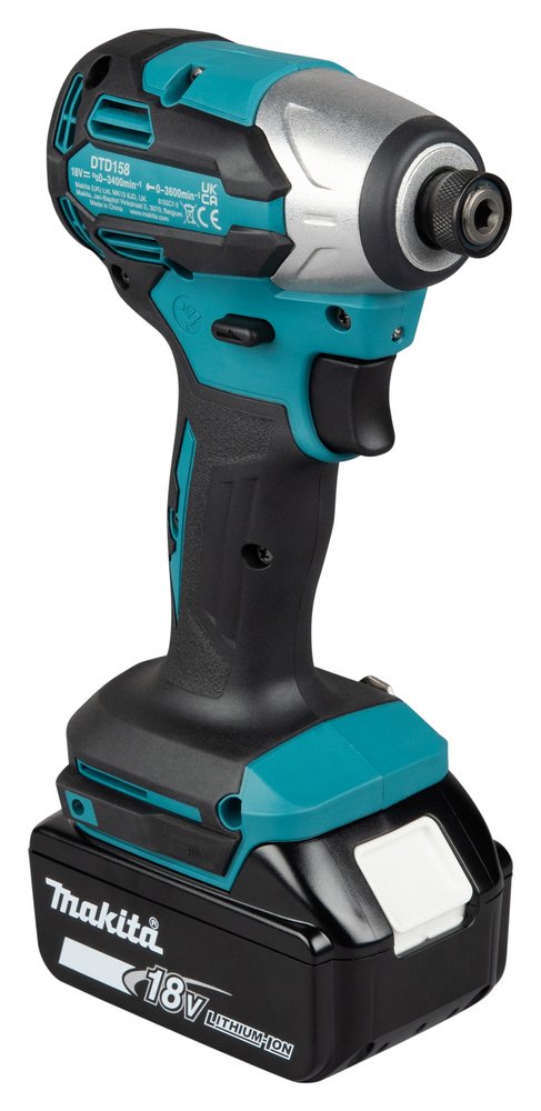 EAN 0197050018793 - Makita DTD158Z destornillador eléctrico y llave de impacto Negro, Azul imagen 7