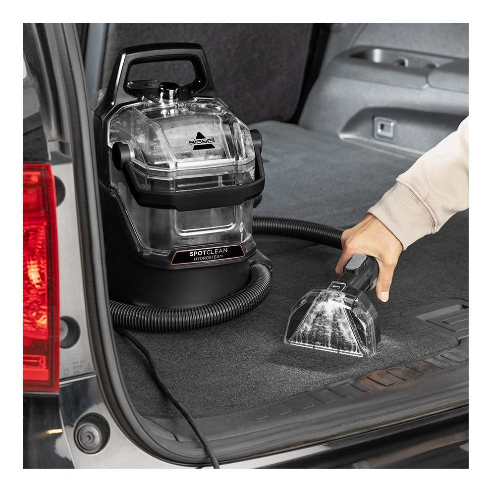 EAN 0011120272130 - Bissell SpotClean Hydrosteam Pro Limpiador a vapor de cilindro 1,9 L 1000 W Negro, Cobre, Transparente imagen 4