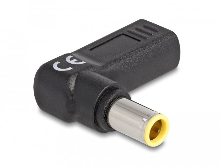 Delock Adapter Für Notebook Ladecable Usb Type-C Buchse Zu Ibm 7,9 X 5,5 Mm Stecker 90° Gewinkelt