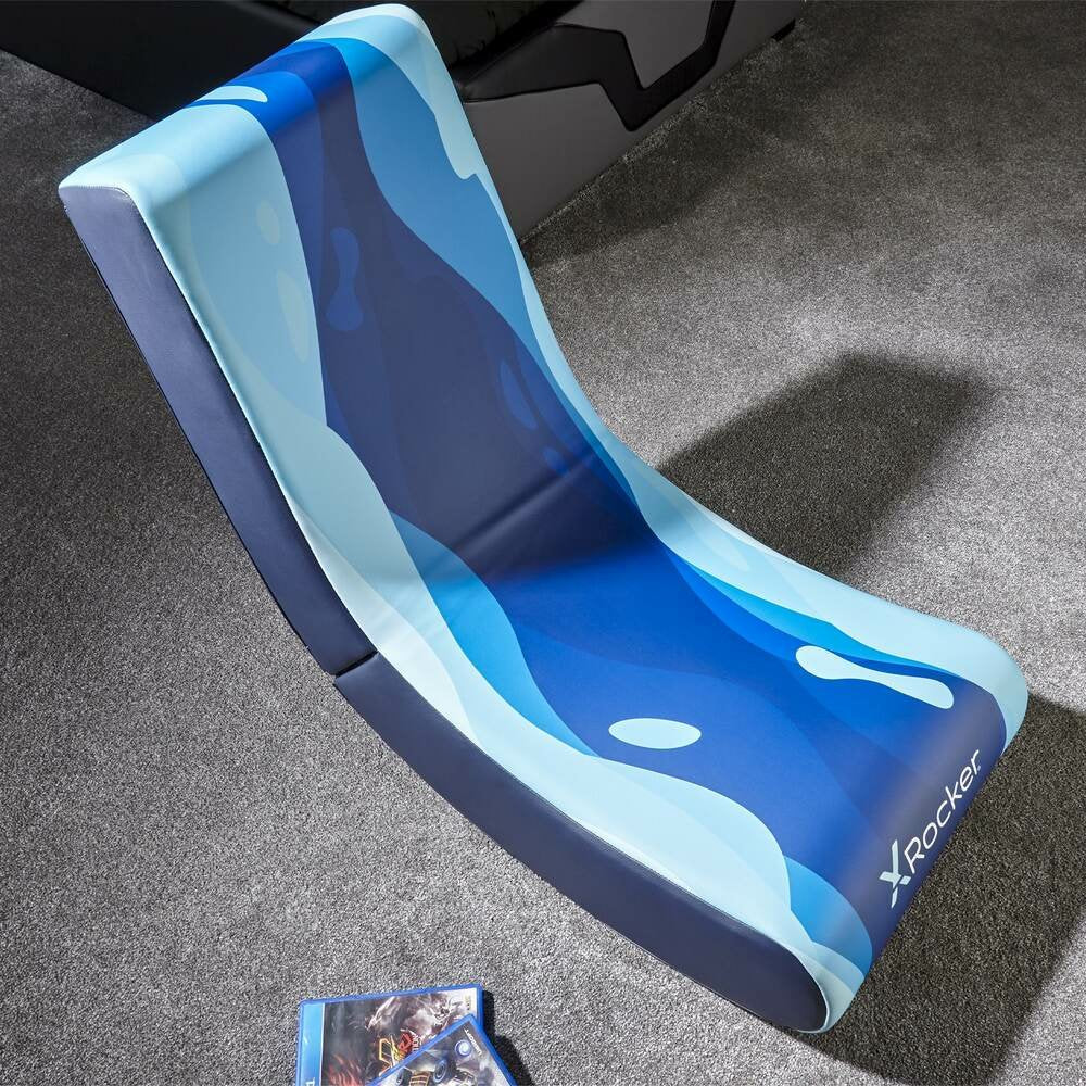 EAN 94338220858 - X Rocker 2022085 silla para videojuegos Silla gaming Asiento acolchado tapizado Azul imagen 5