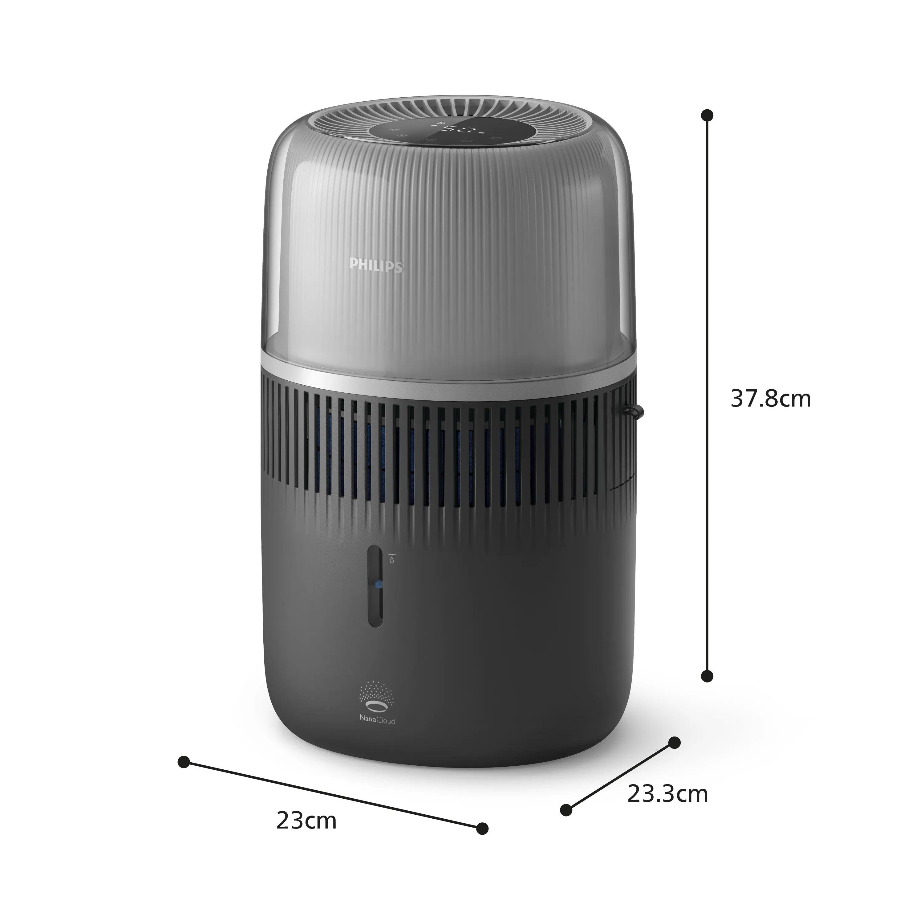 EAN 8720389058837 - Philips 5000 series HU5710/03 humidificador Ultrasónica 4,5 L Plata 14,1 W imagen 10