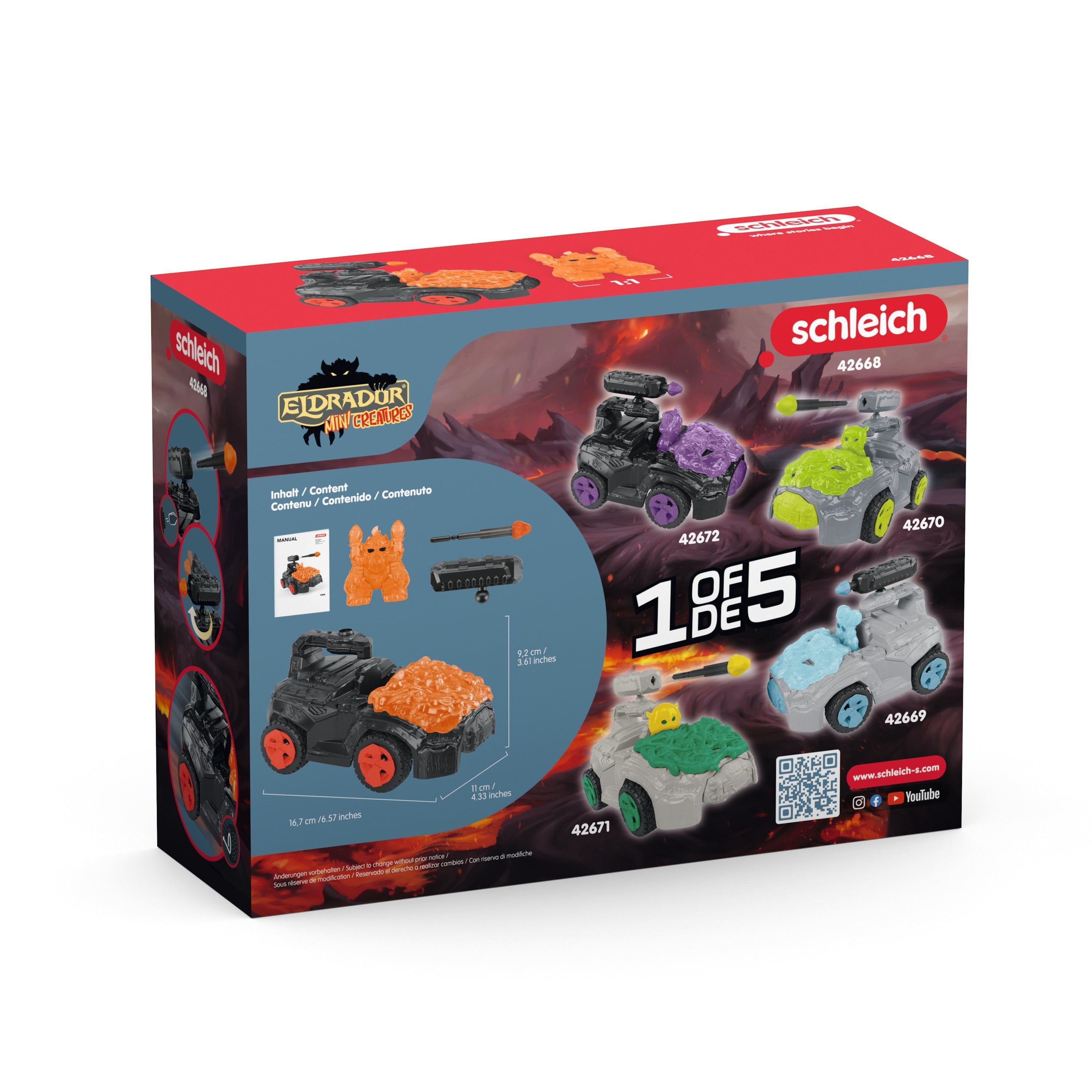 Schleich Eldrador Creatures Lava-Crashmobil            42668