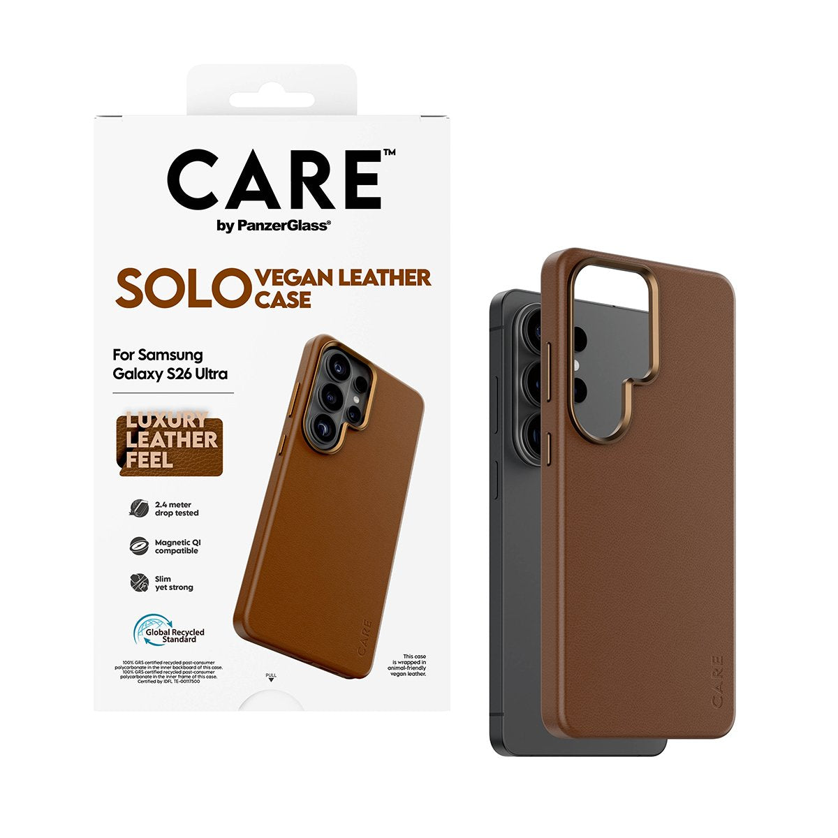 Care By Panzerglass Solo Case Brown Samsung New Galaxy S26 Ultra
