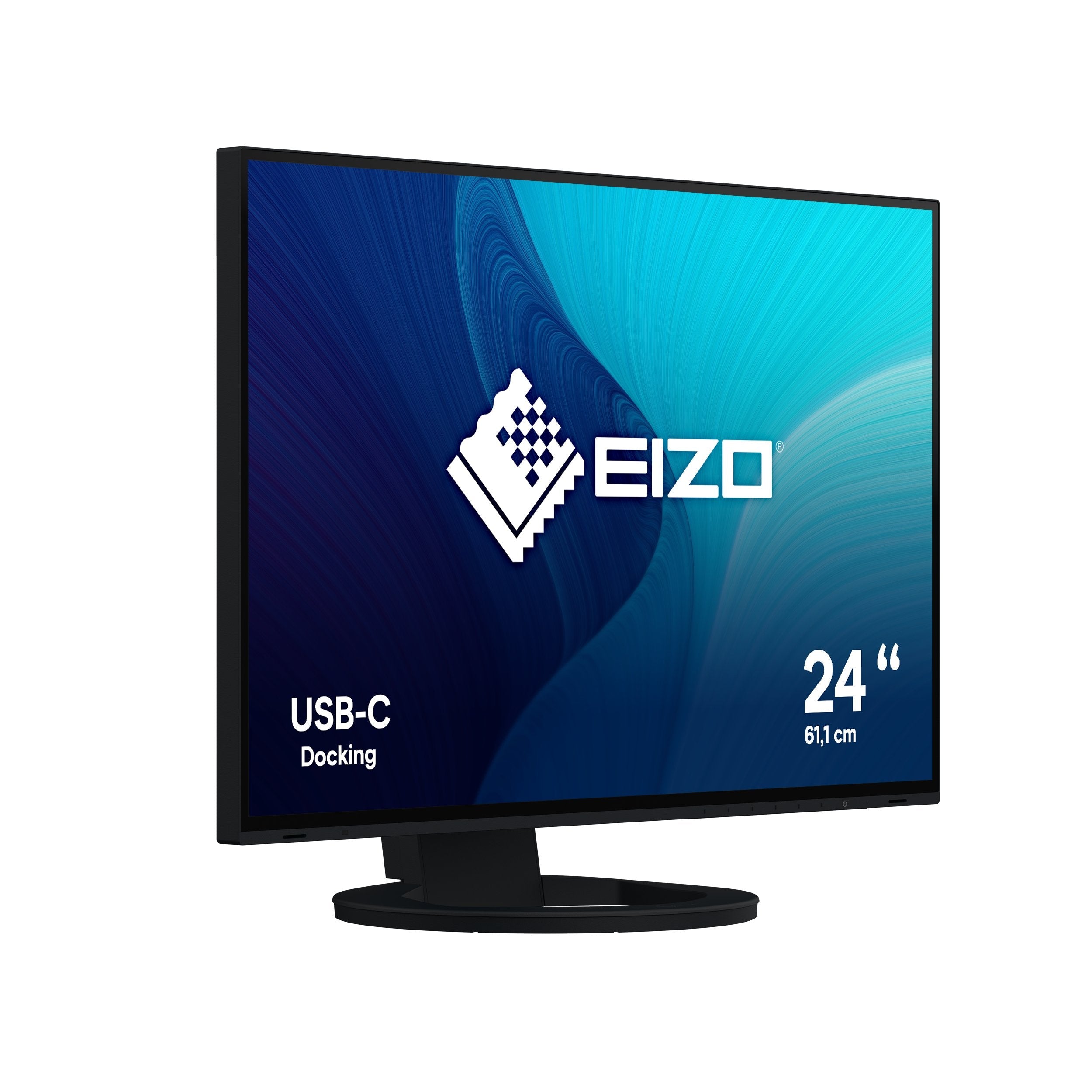 Monitor Eizo Flexscan Ips 24 ", Negro Ev2485-Bk 16:10 Hdmi+Dp+Usb-C Ips Negro